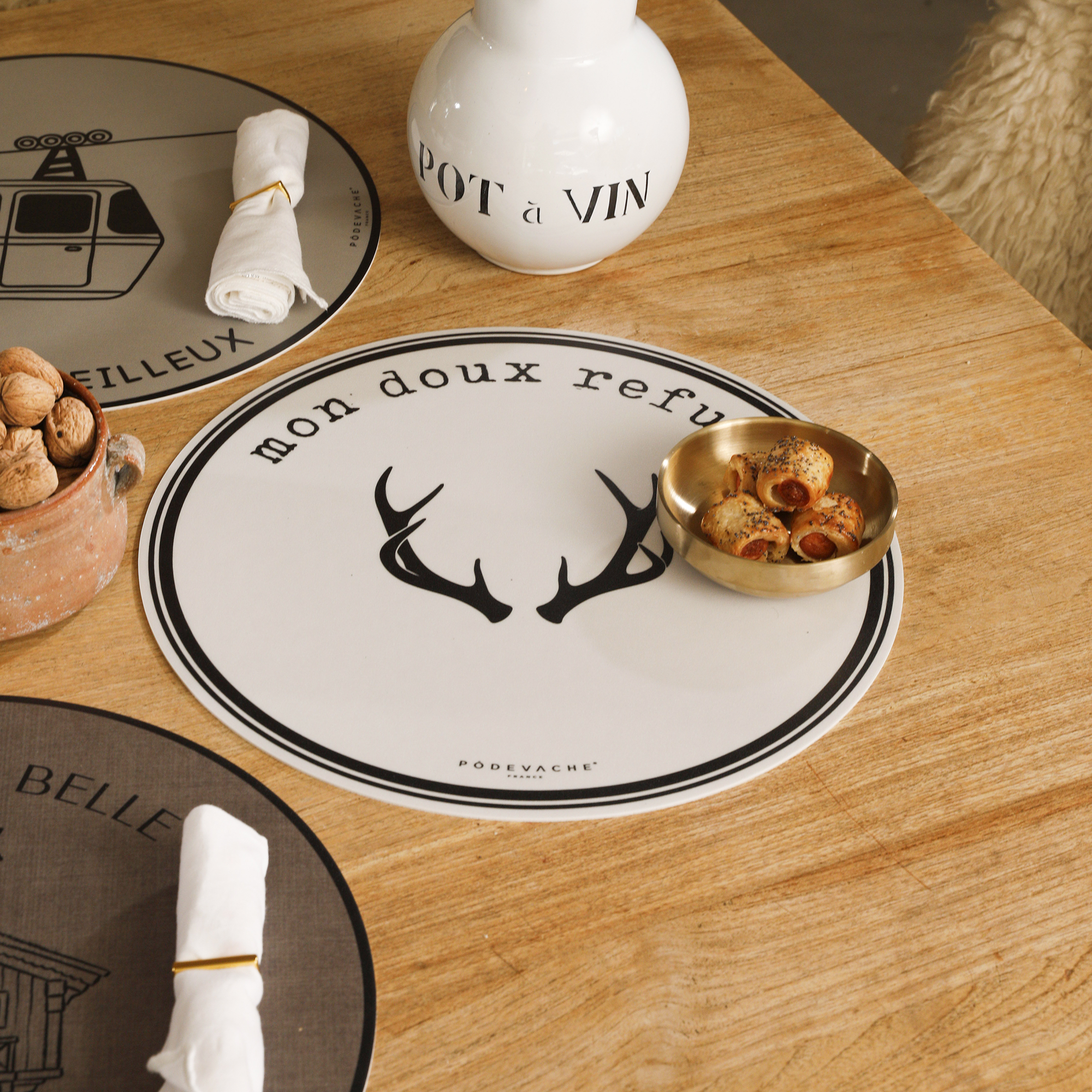 Set De Table Vinyle Doux Refuge