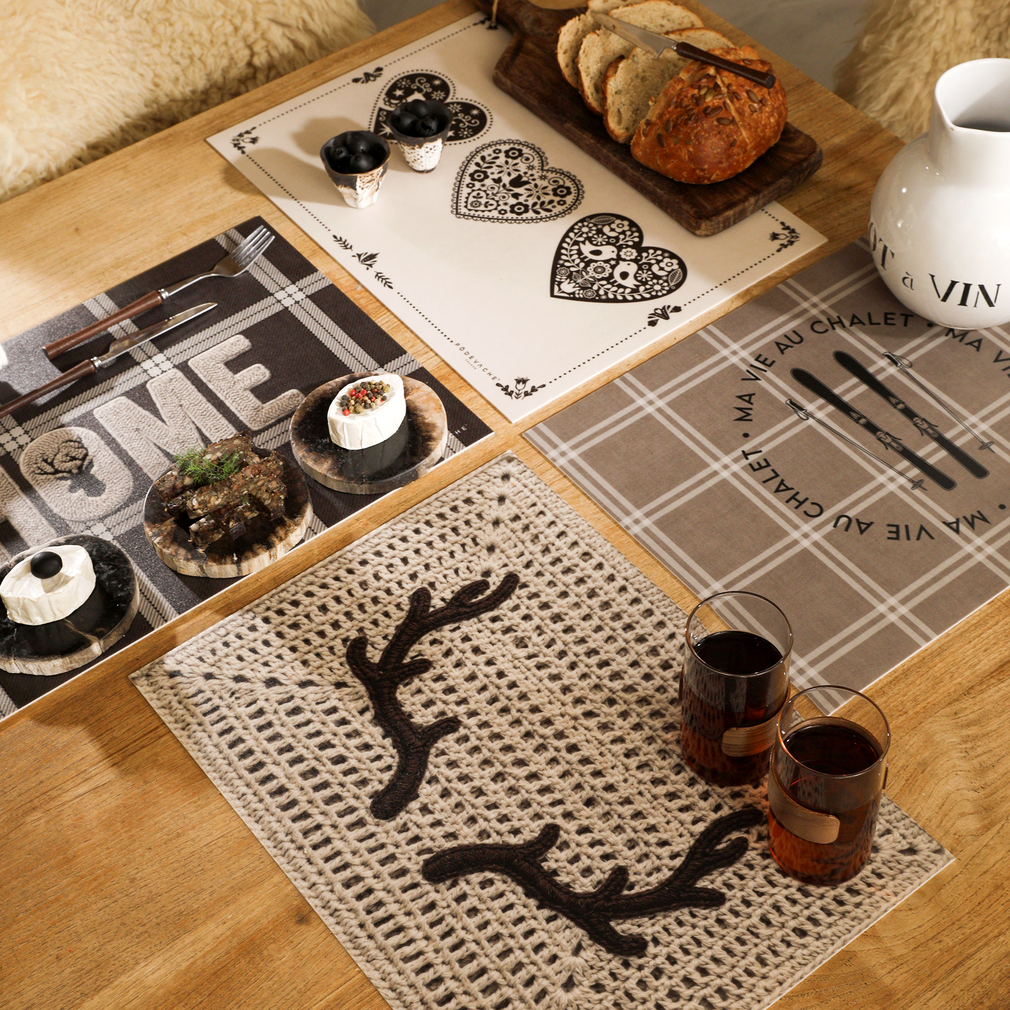 Set de table vinyle Untersberg