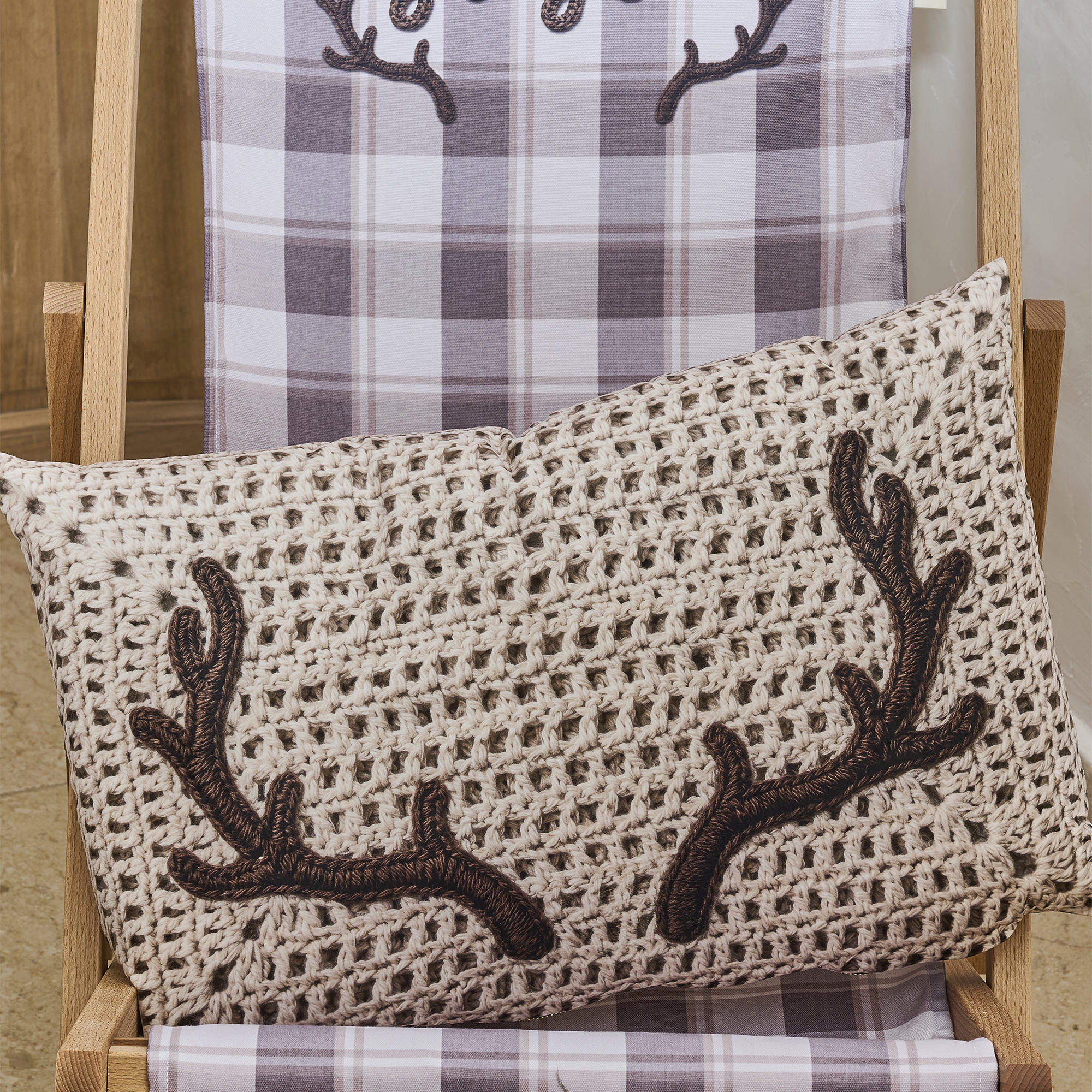Coussin Velours Hohe Tauern