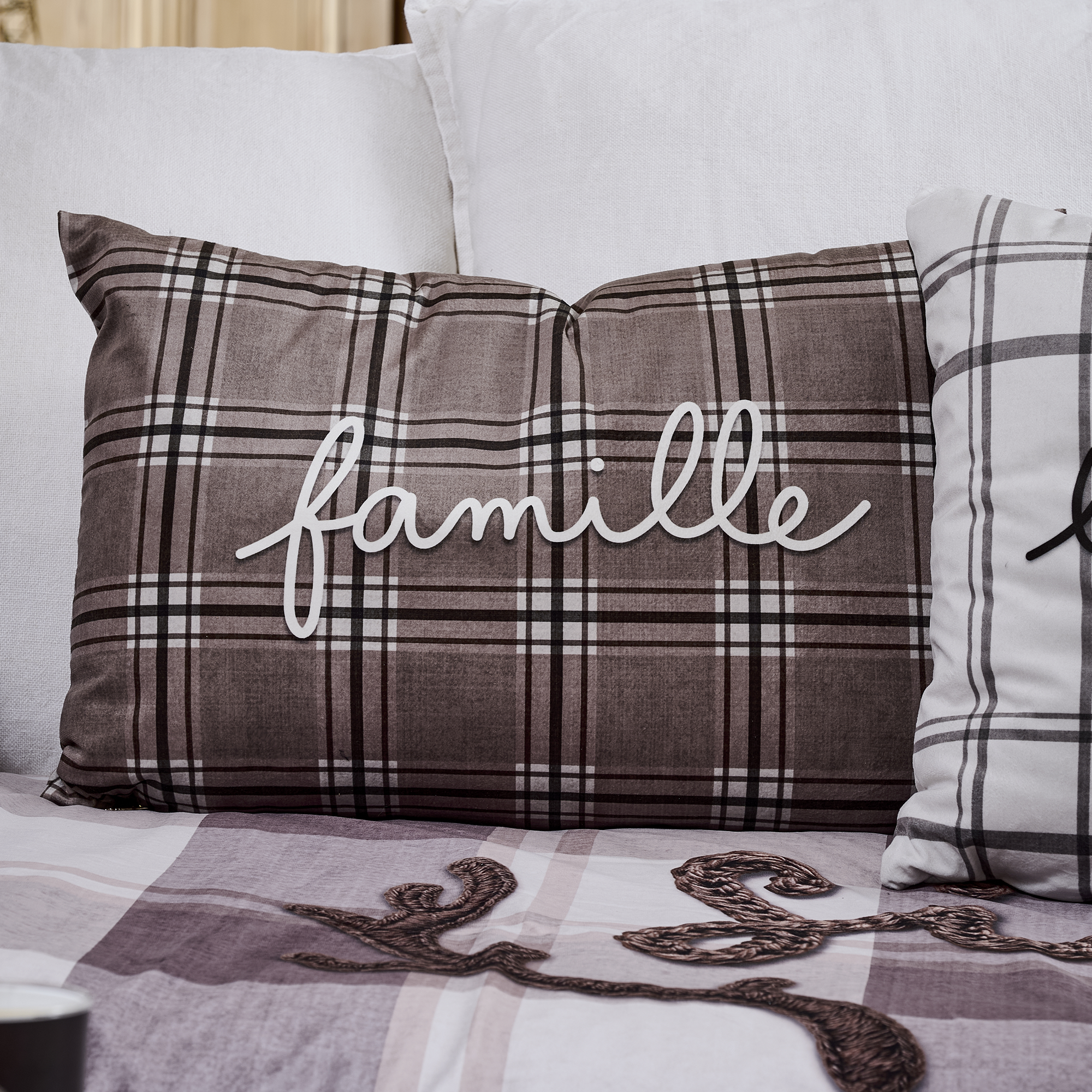 Coussin Velours Dachstein