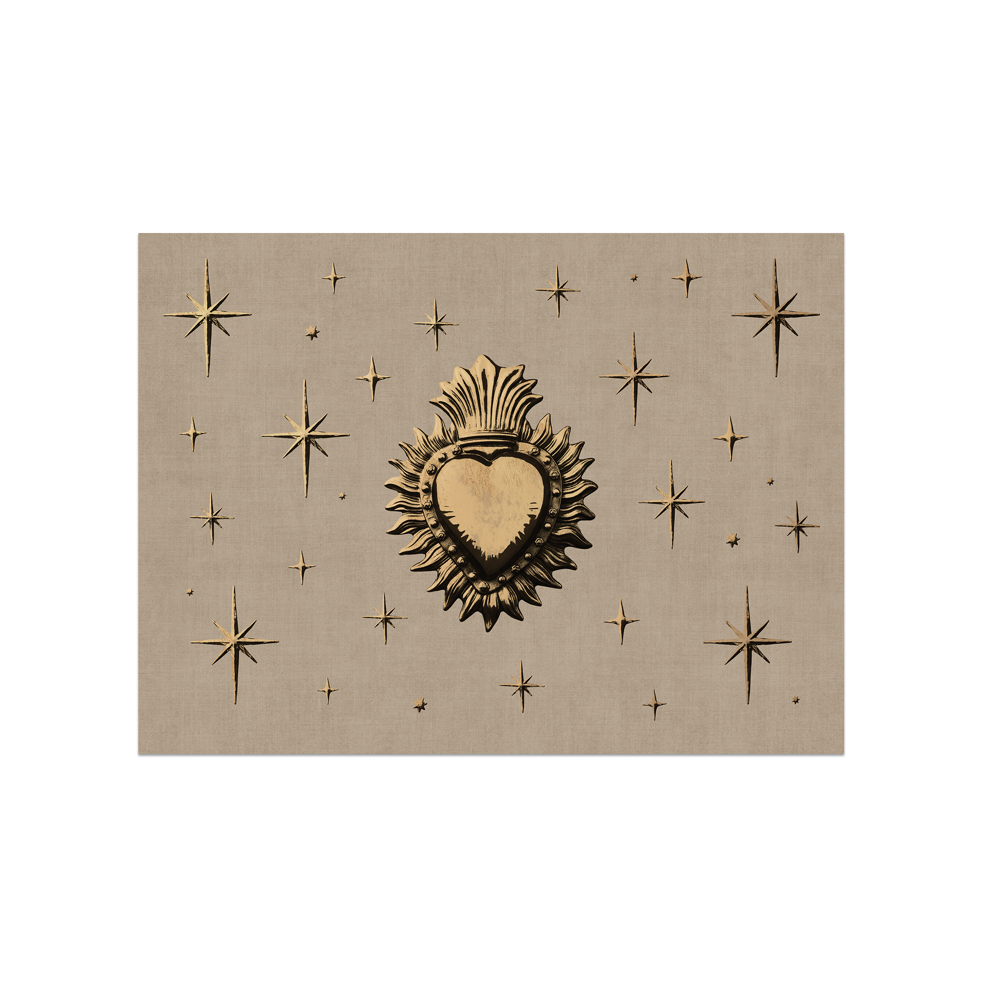 Set De Table Vinyle Sky Heart