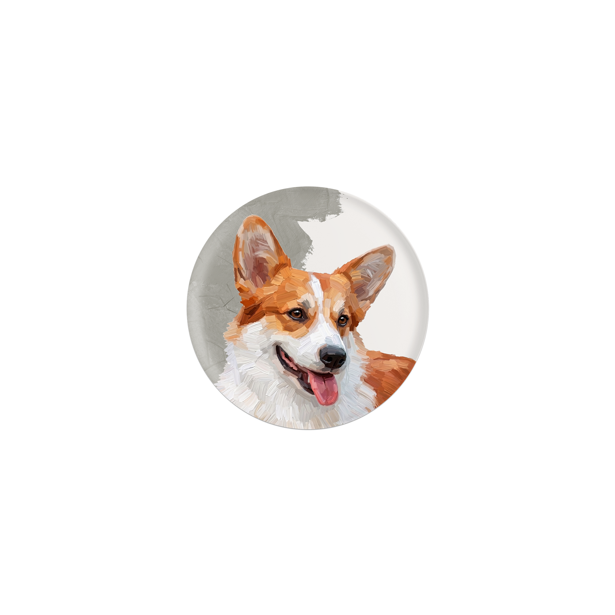 Lot de 6 dessous de verre Vinyle Welsh Corgi