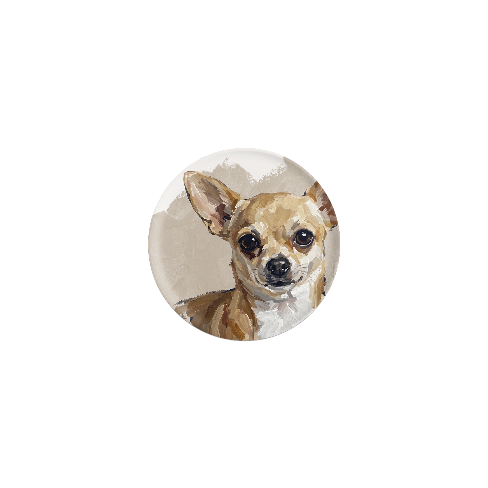 Lot de 6 dessous de verre Vinyle Chihuahua