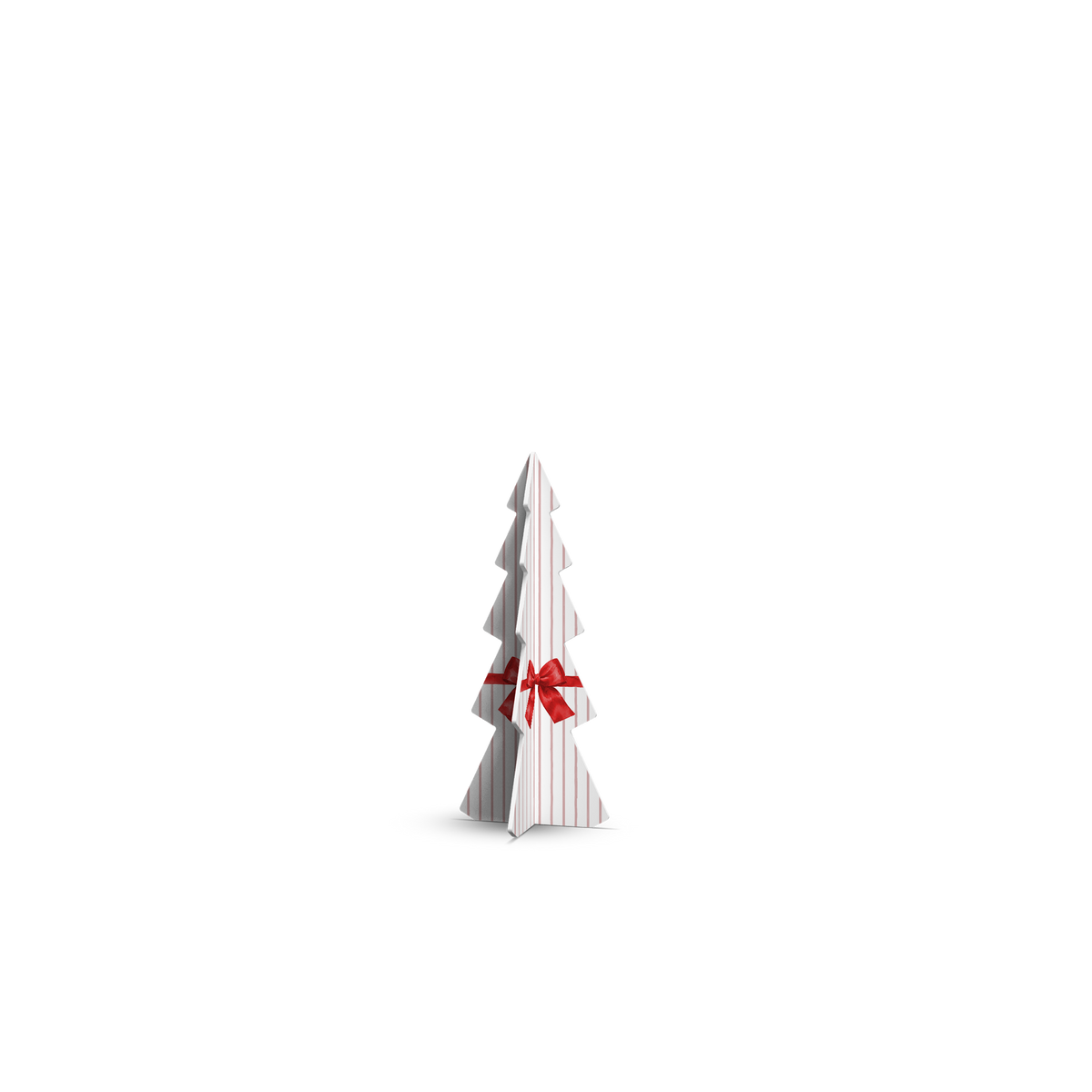 Sapin de Noël PVC Red Stripes small