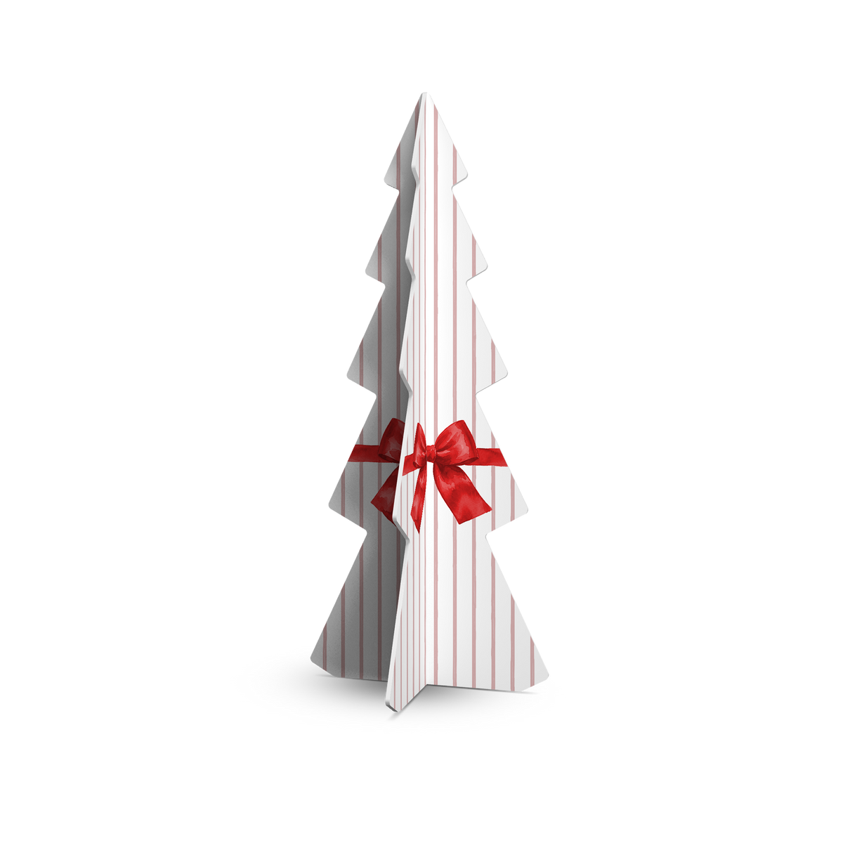 Sapin de Noël PVC Red Stripes large