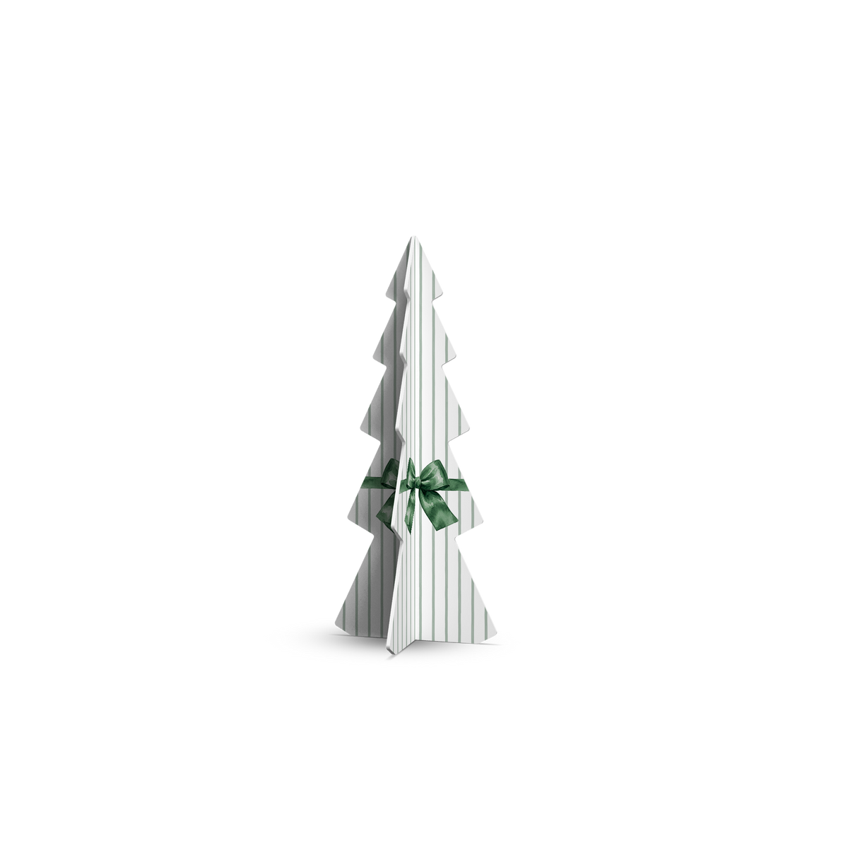 Sapin de Noël PVC Green Stripes small