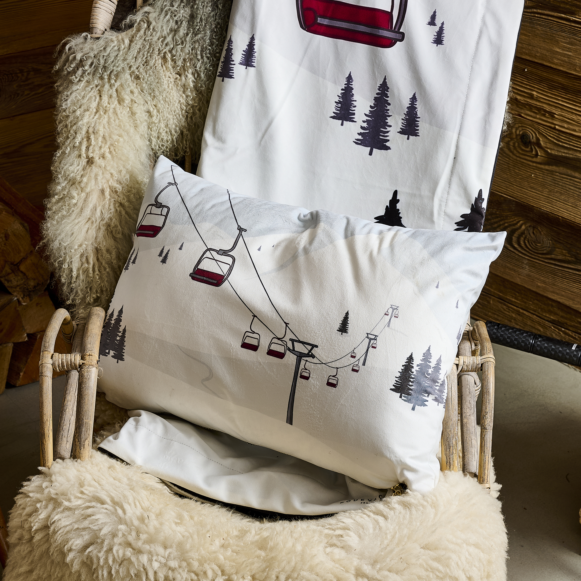 Coussin Velours Sulzkogel
