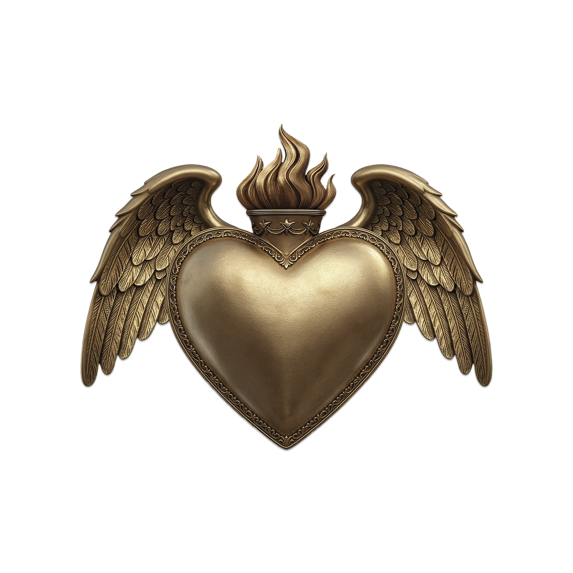 Set De Table Vinyle Metal Heart Wings
