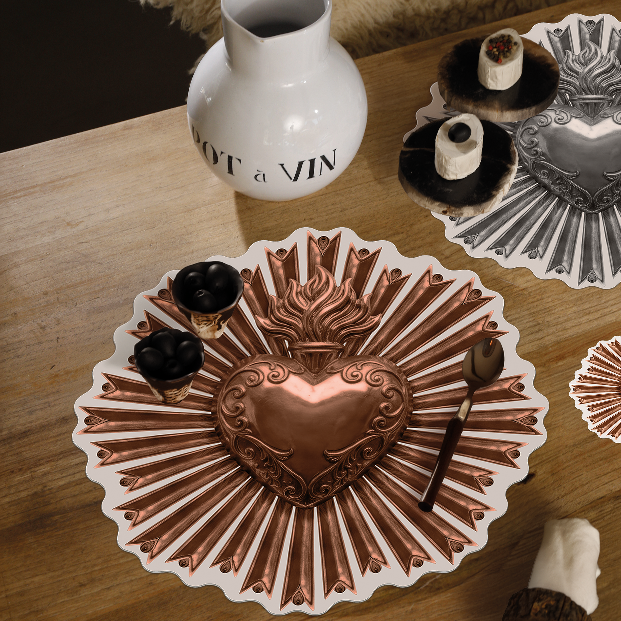 Set de table vinyle Ex Voto Betharram