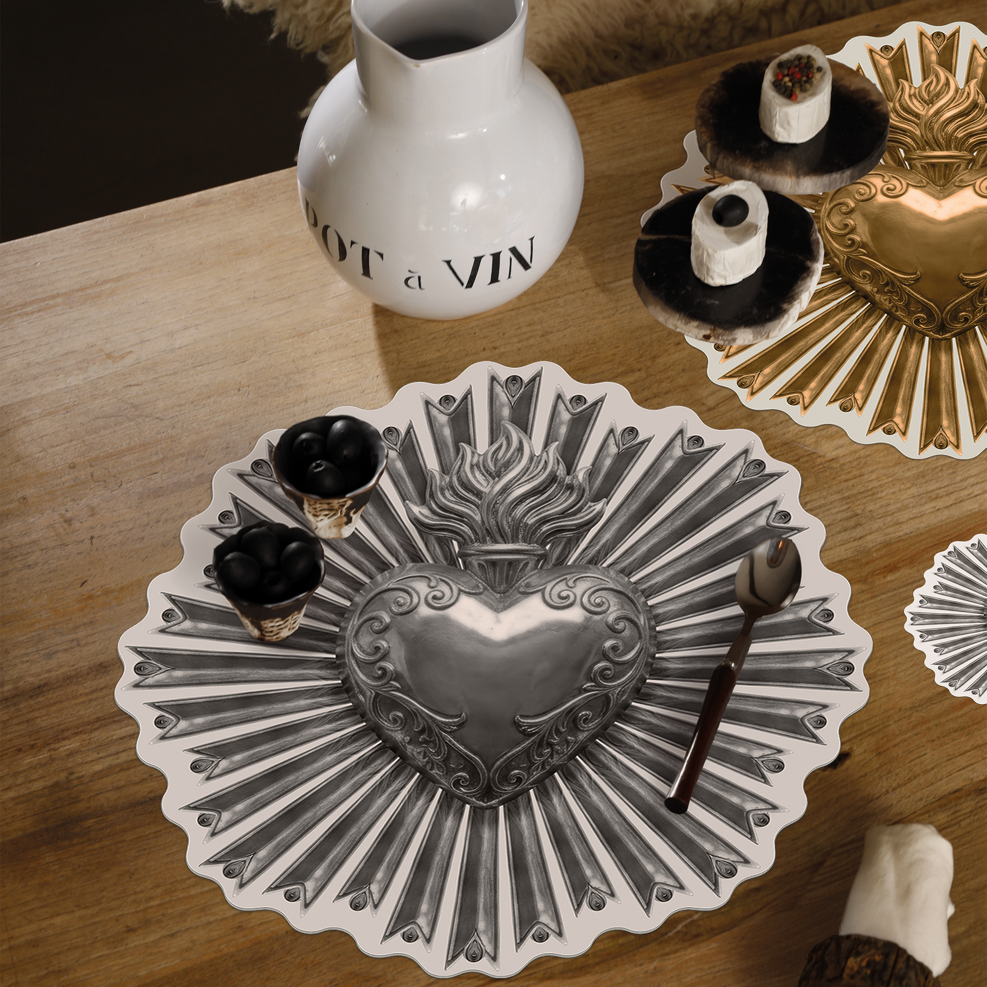 Set de table vinyle Ex Voto Betharram