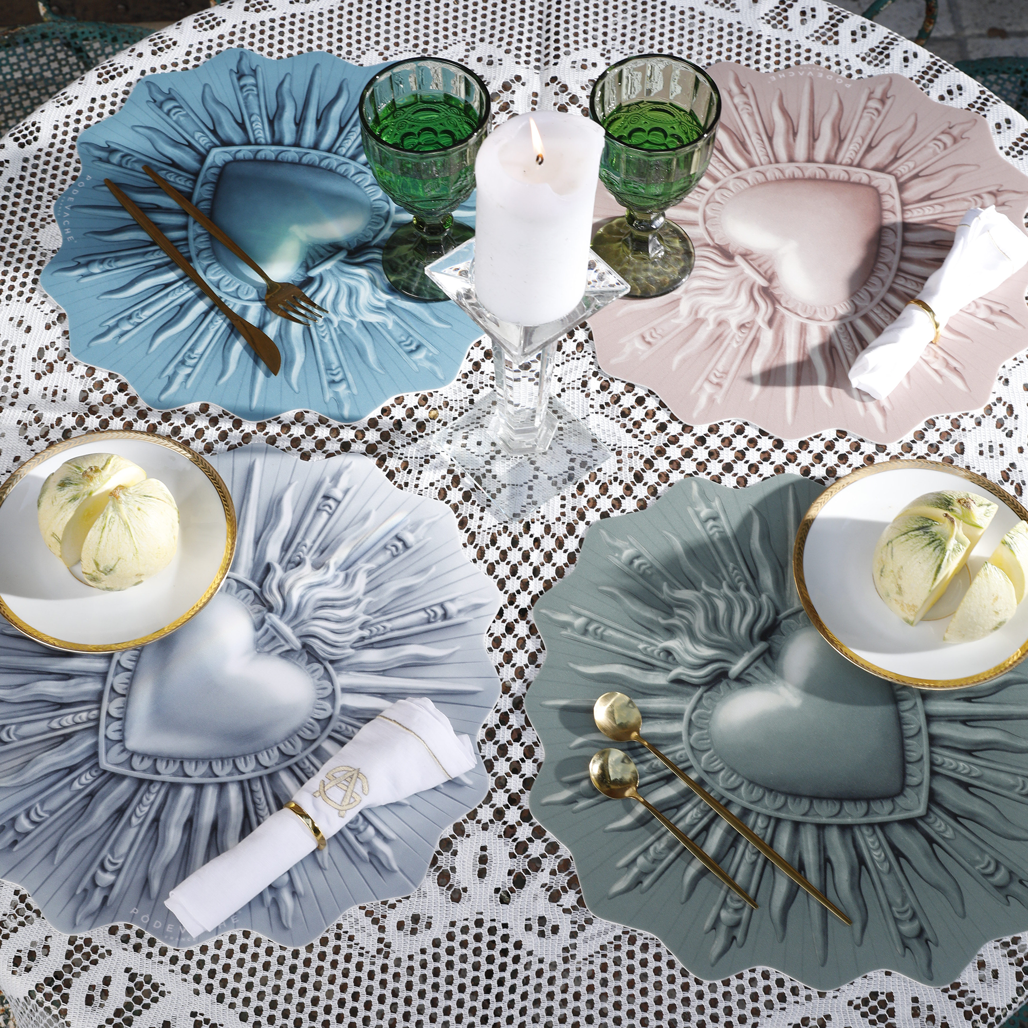 Set de table vinyle Ex Voto Uni II