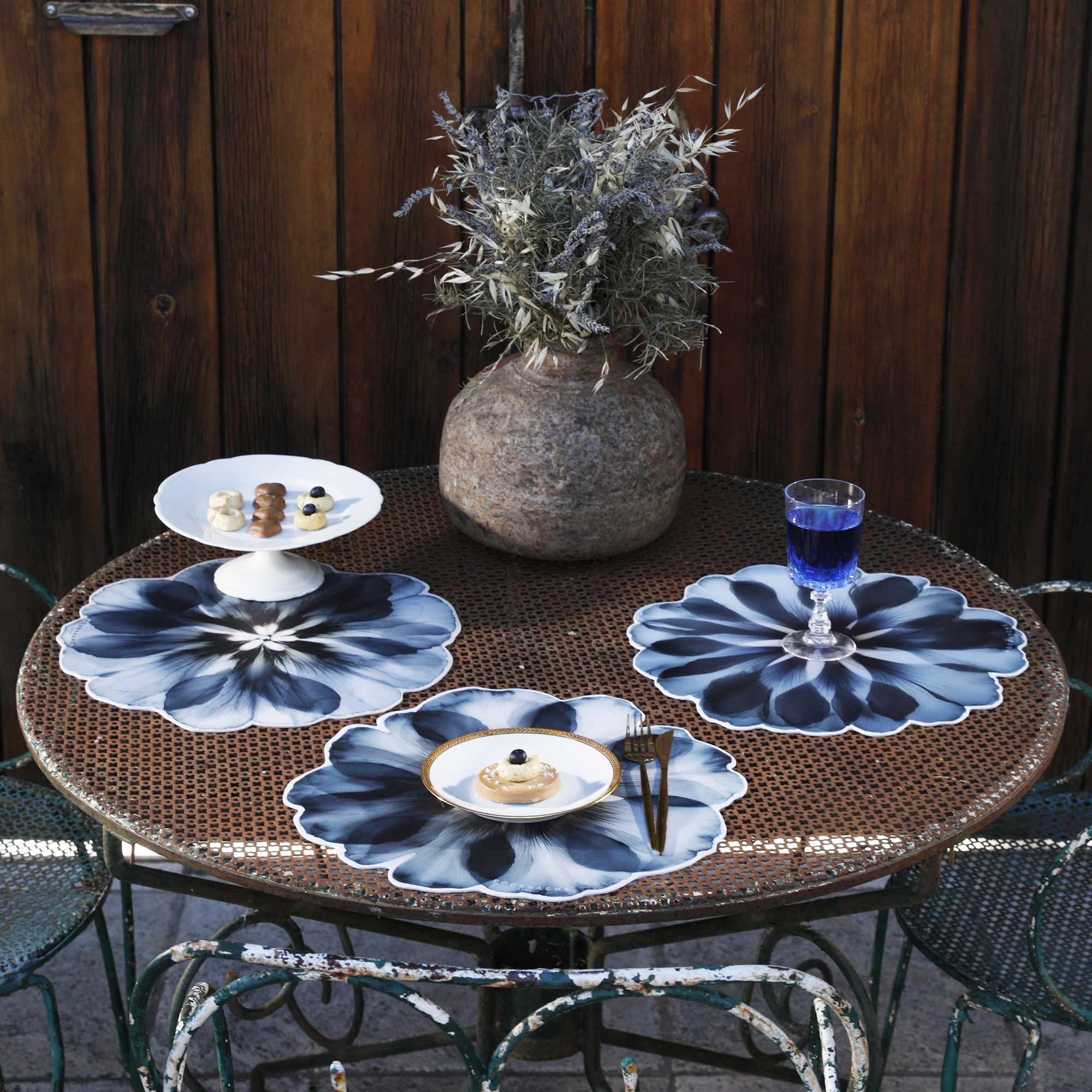 Set De Table Vinyle Floral Corollae