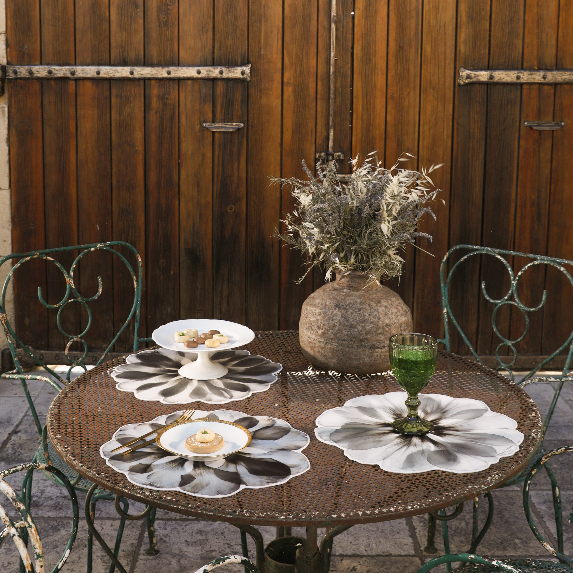 Set De Table Vinyle Floral Corollai