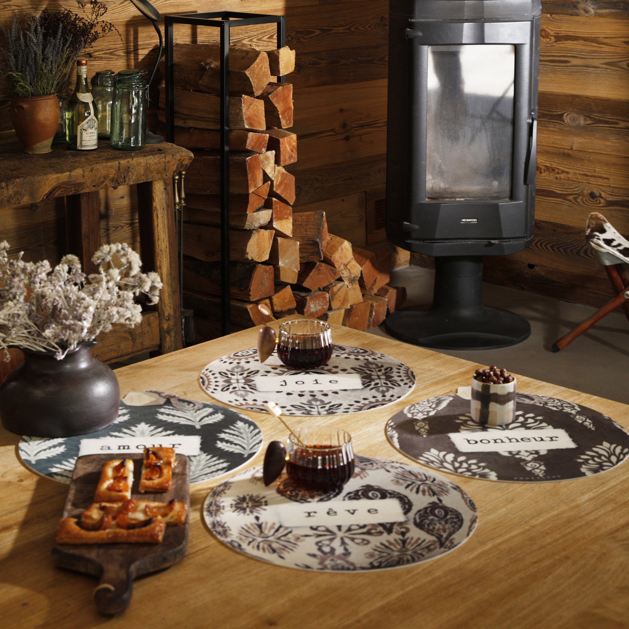 Set De Table Vinyle Boule Bonheur