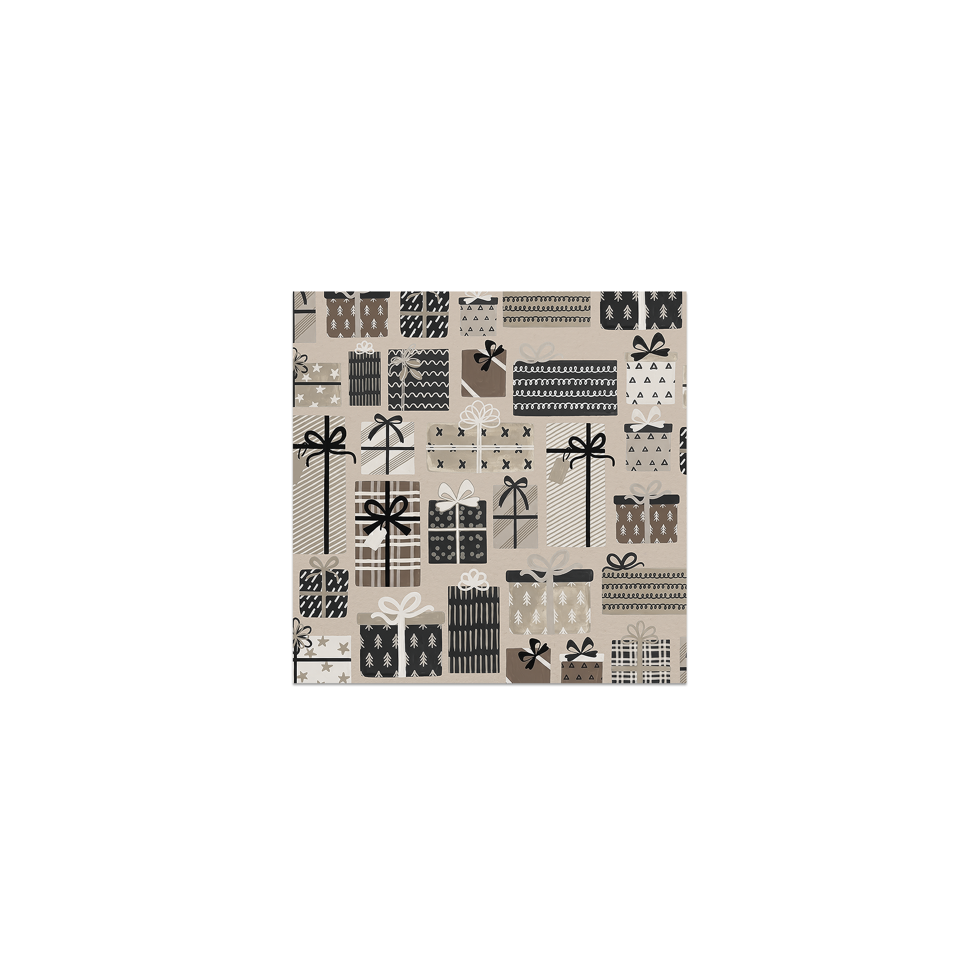 Lot de 6 dessous de verre Vinyle Full Presents