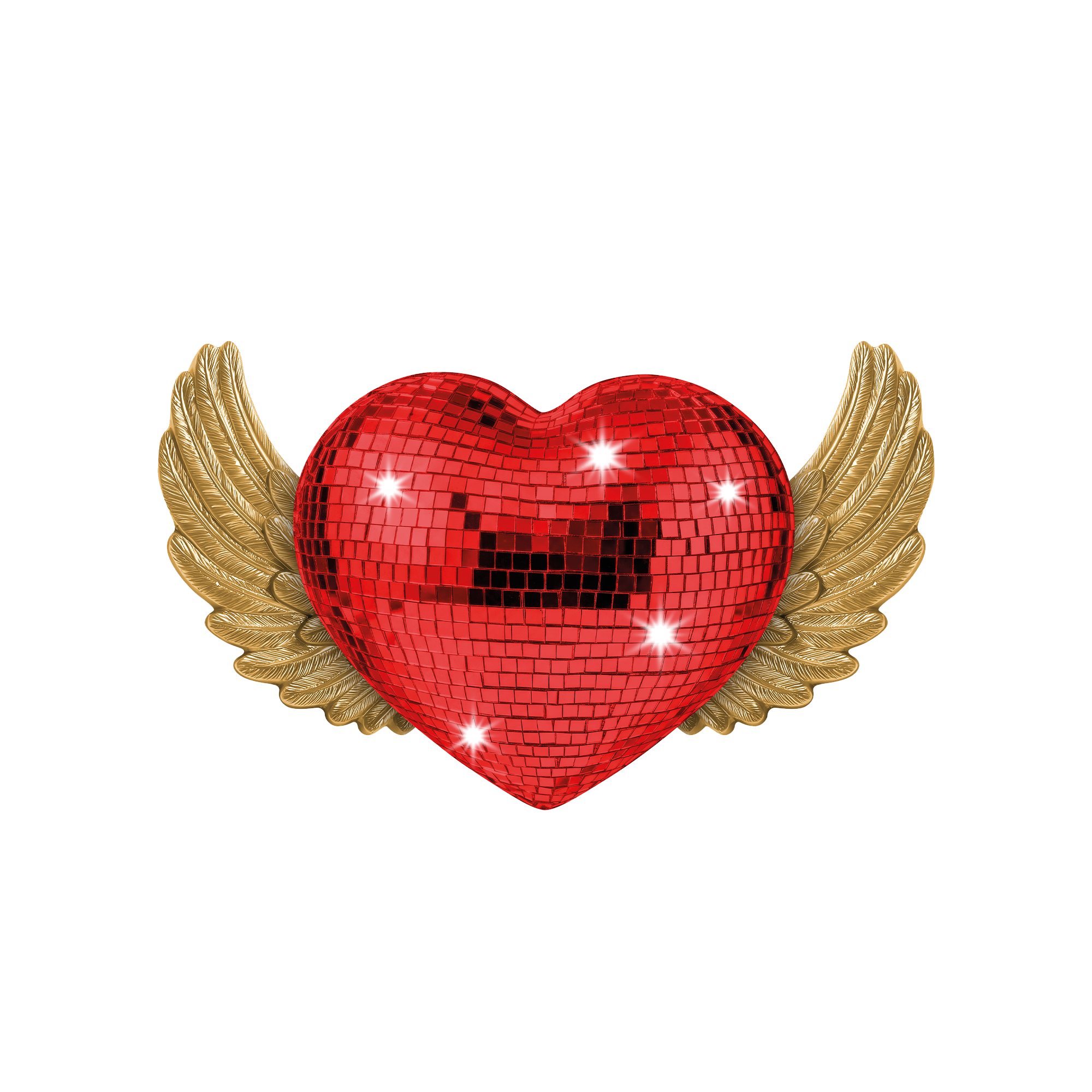 Set De Table Vinyle Disco Heart Wings