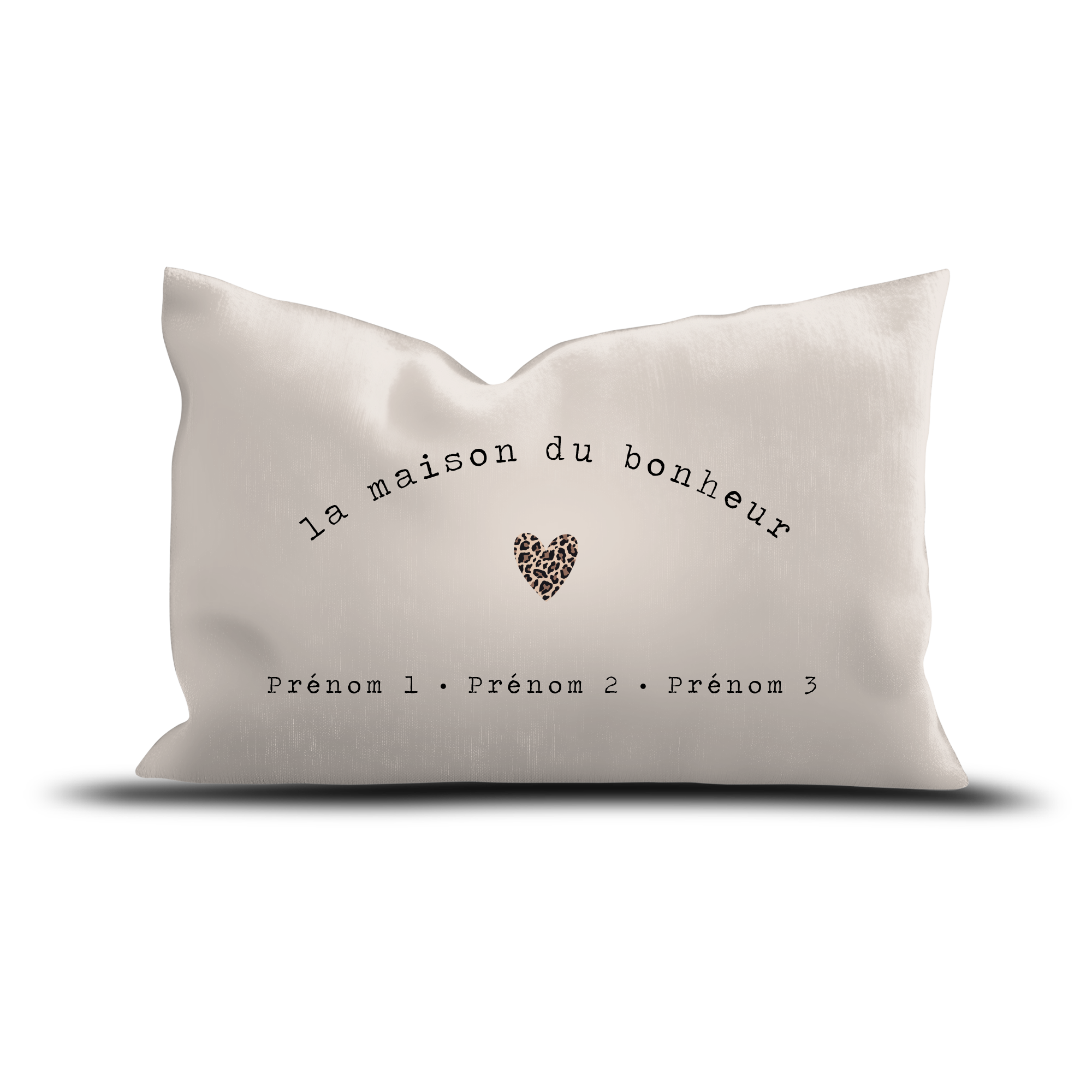 Coussin Velours Personnalisé La Maison du Bonheur I