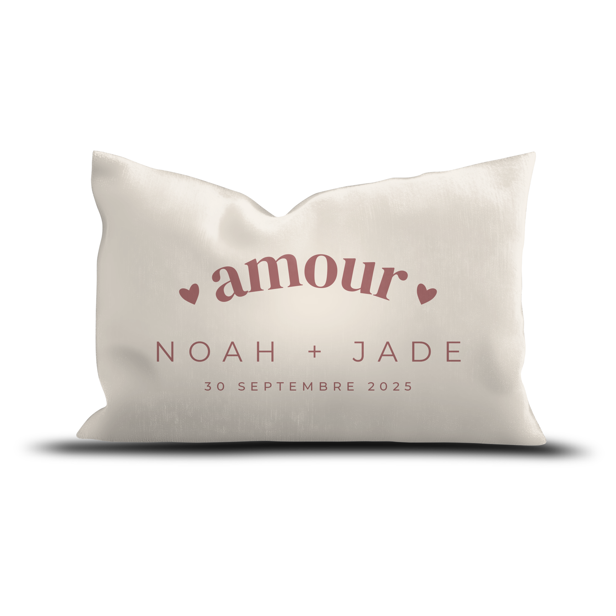 Coussin Velours Personnalisé Amour