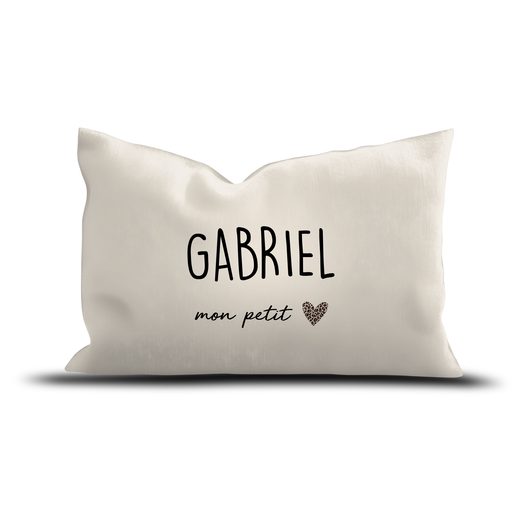 Coussin Velours Personnalisé Mon Petit Coeur