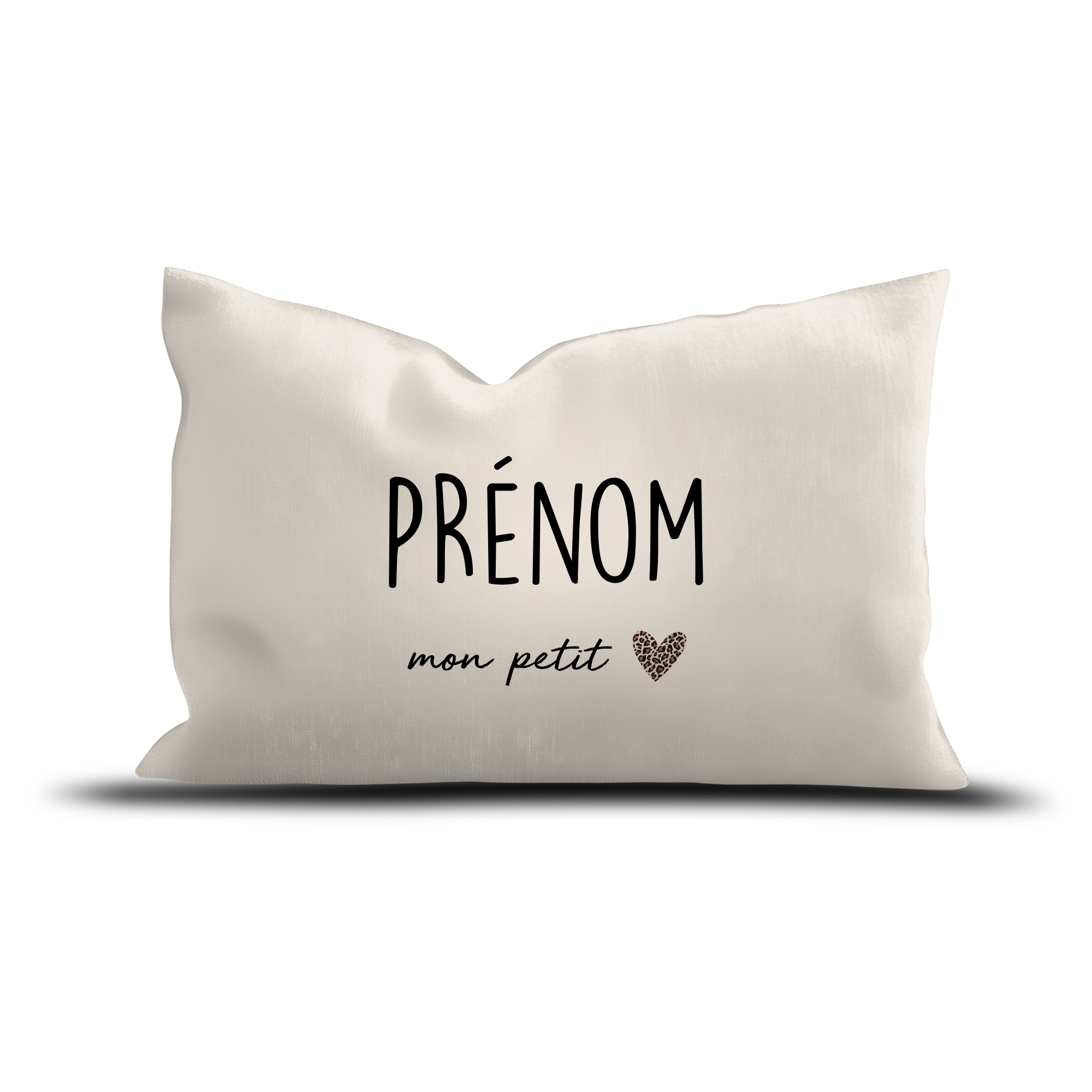 Coussin Velours Personnalisé Mon Petit Coeur
