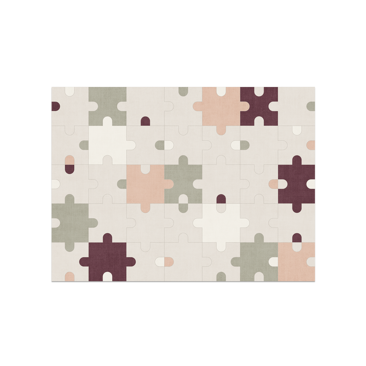 Set De Table Vinyle Puzzle I