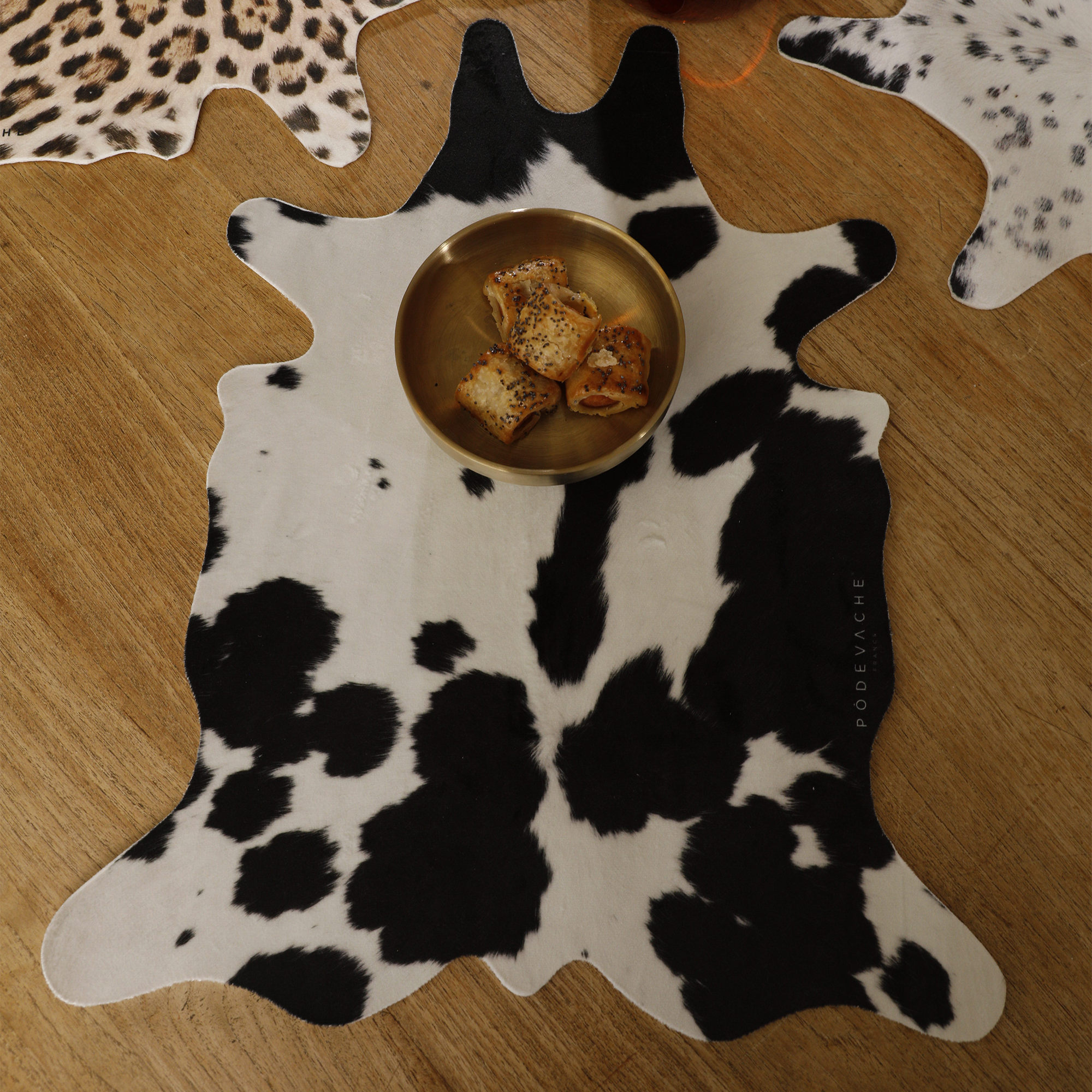Set de table velours Peau de vache