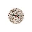 Tapis de souris en vinyle rond — modèle Tattoo Beige