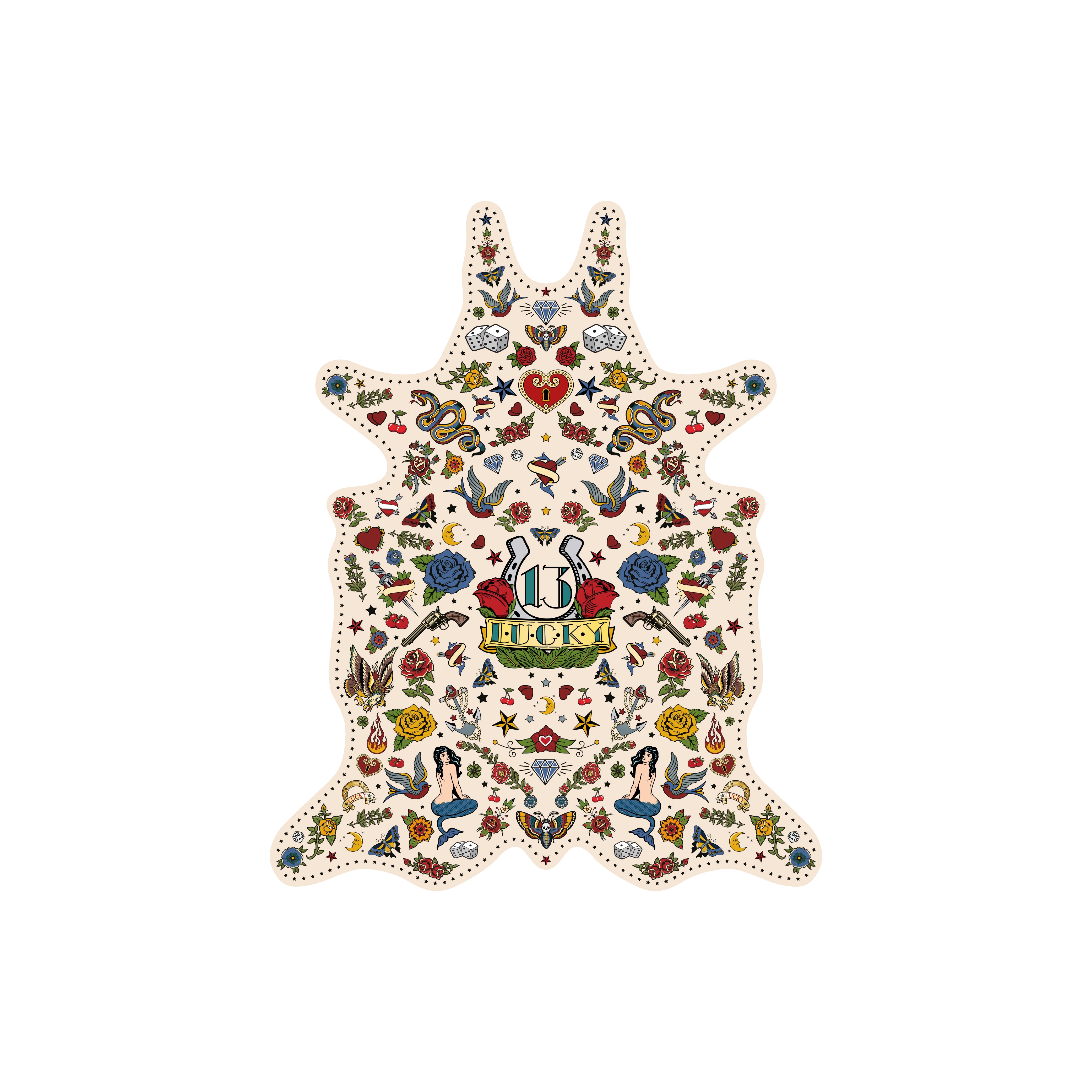 Lot de 6 dessous de verre vinyle Posada