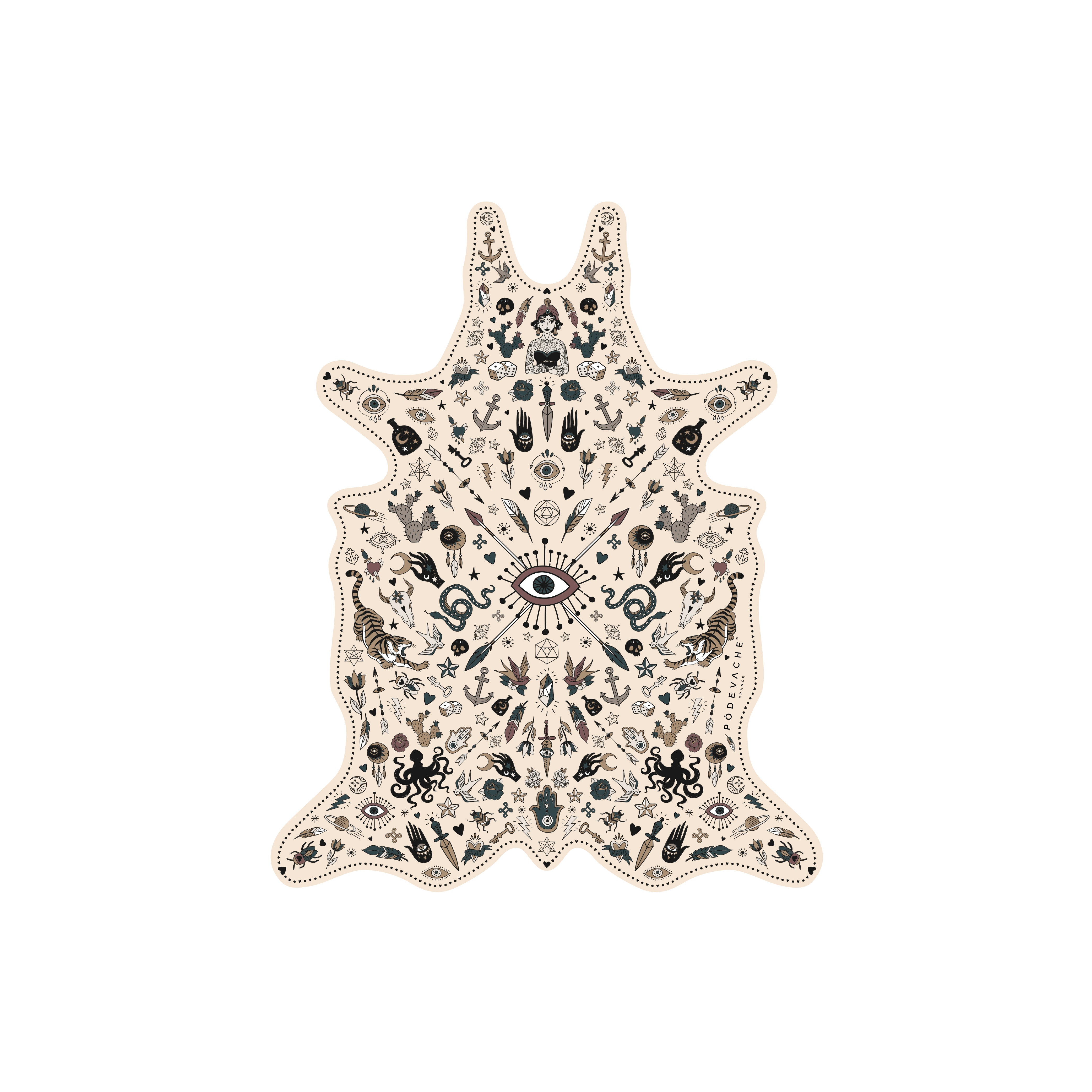 Lot de 6 dessous de verre vinyle Paila