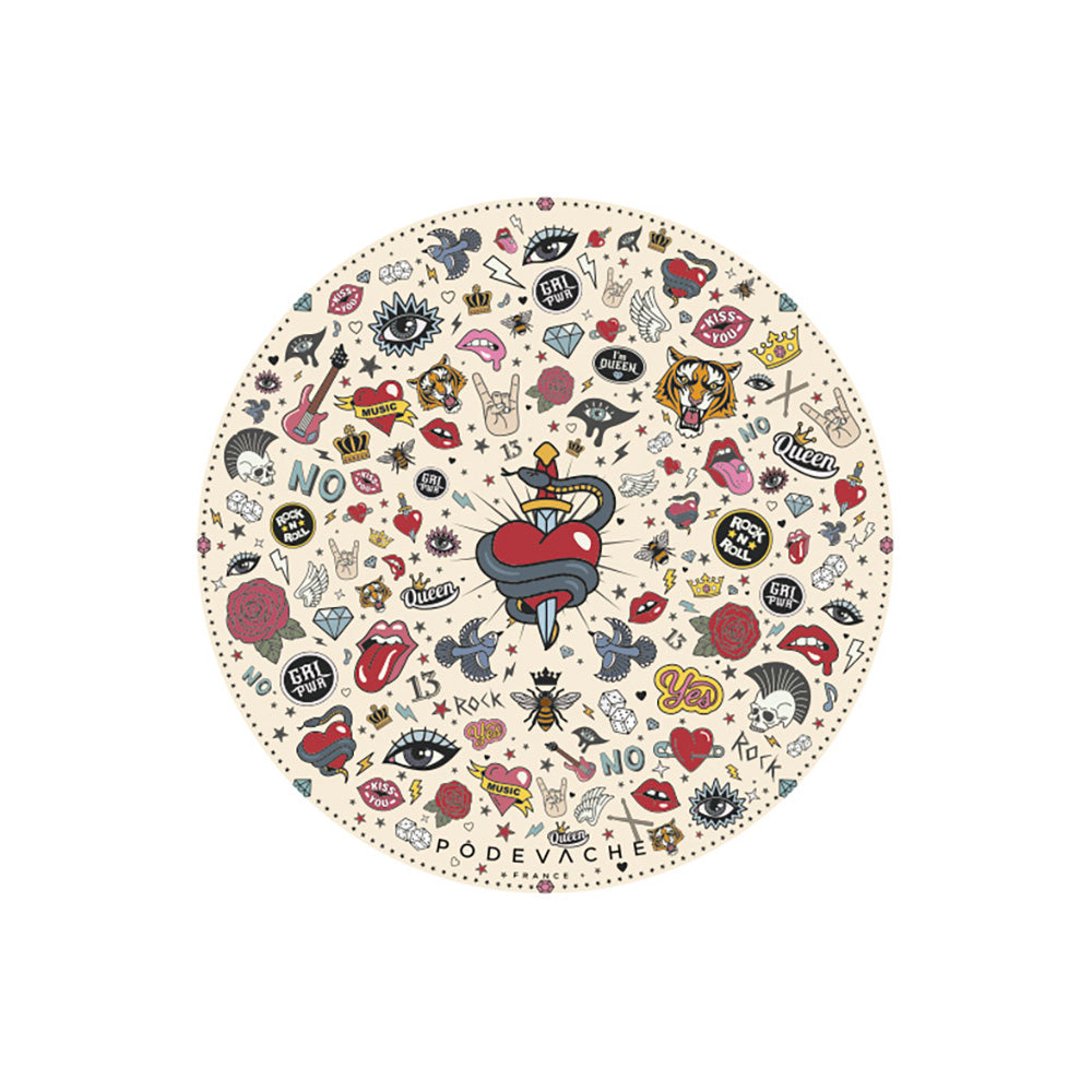 Lot de 6 dessous de verre vinyle Boca