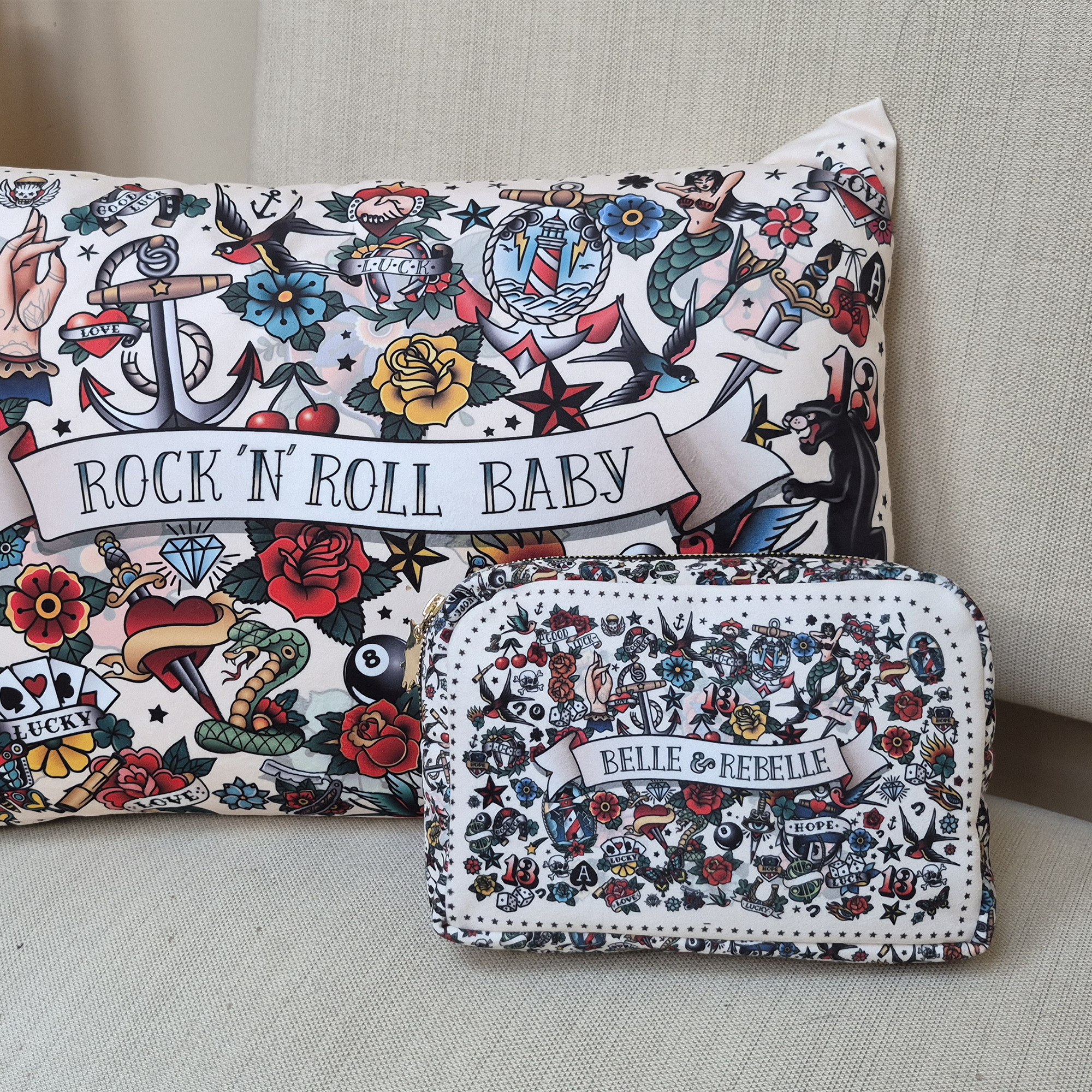 Pochette Velours Personnalisée Tattoo S
