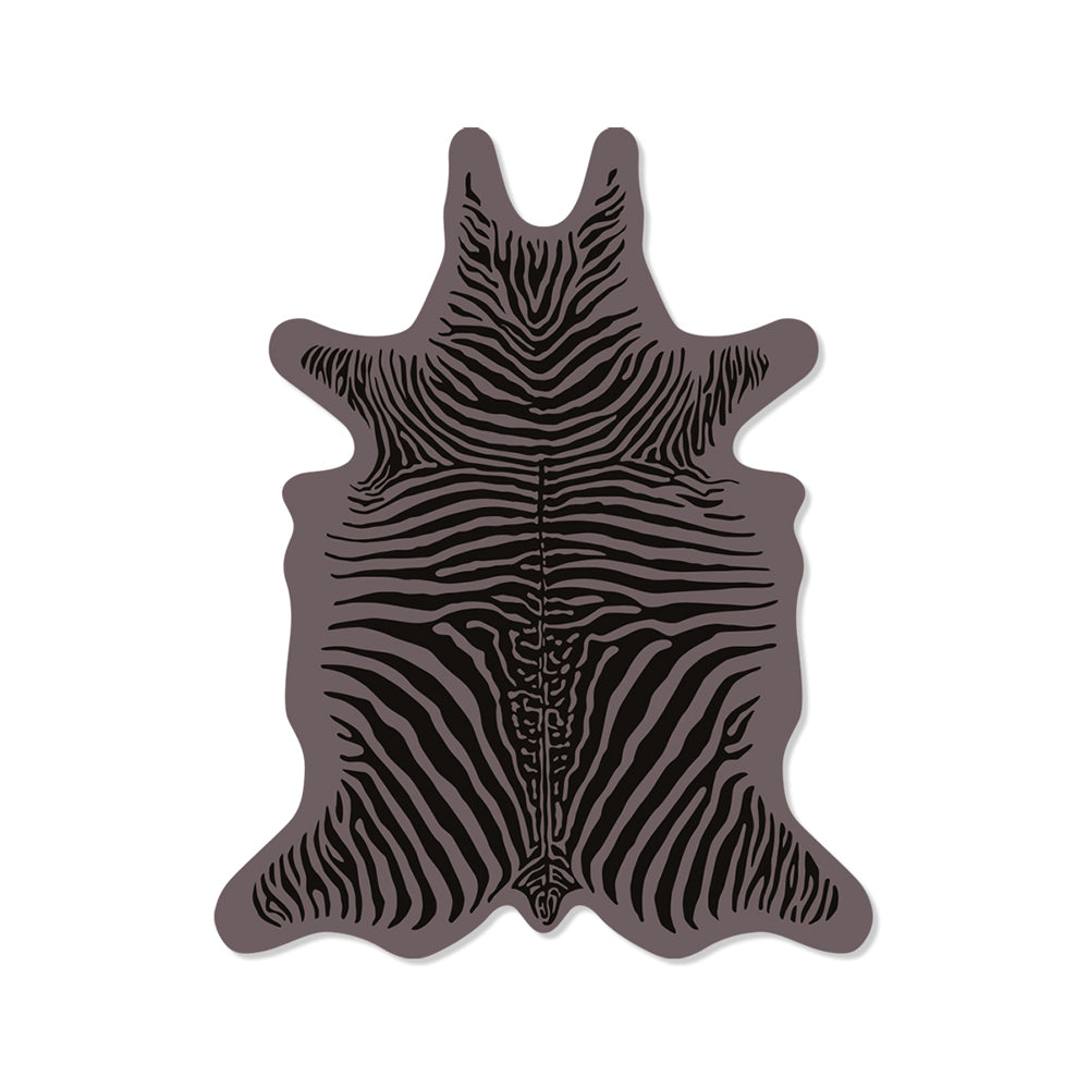 Zebra vinyl placemat