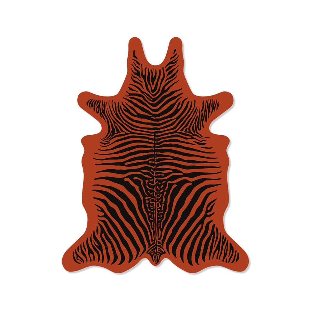 Zebra vinyl placemat