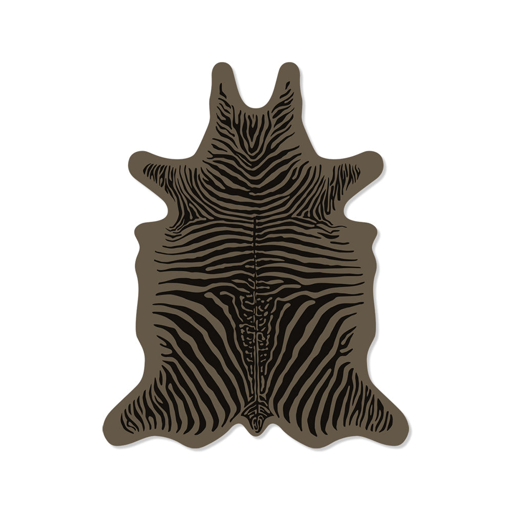 Zebra vinyl placemat