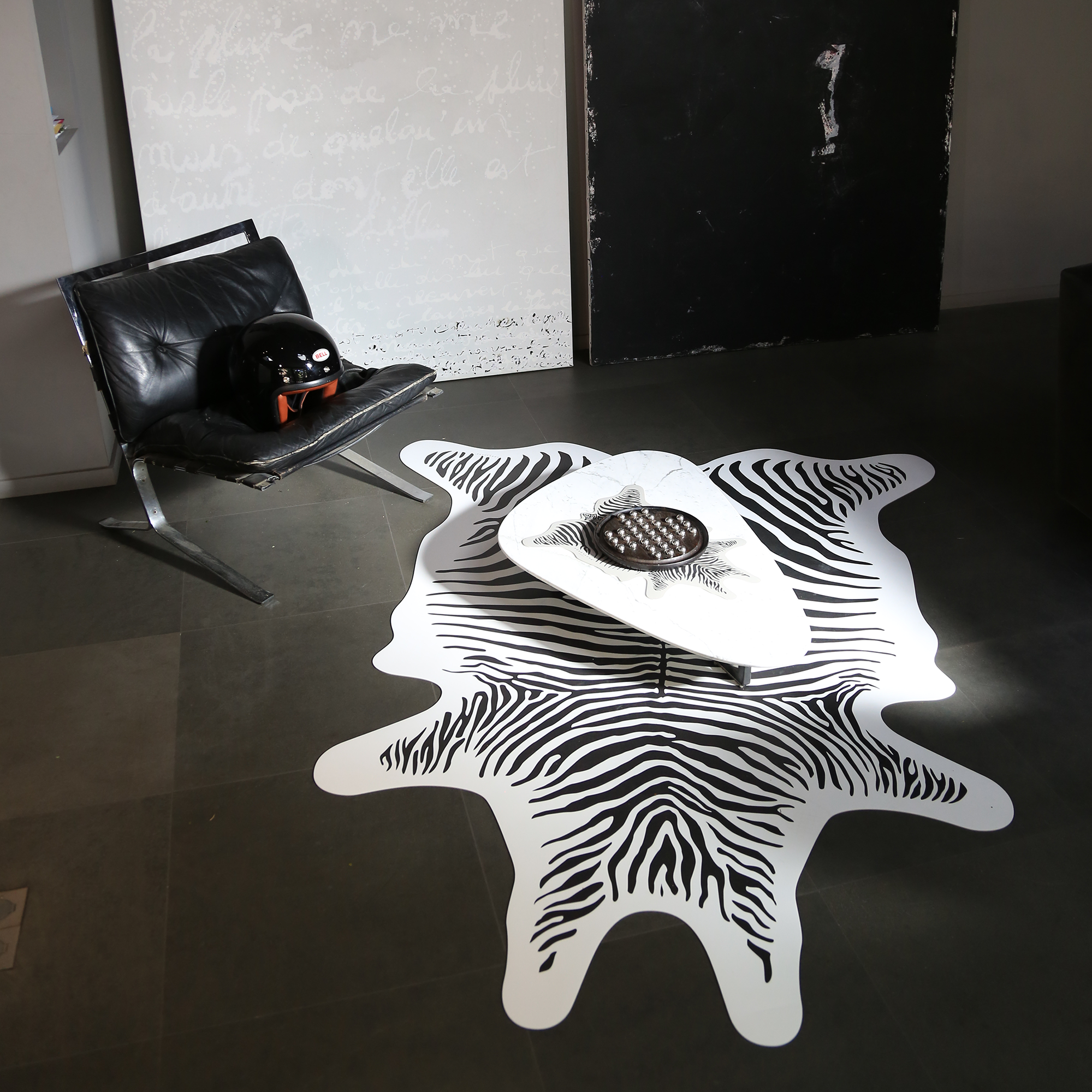 Tapis vinyle Zebra XL