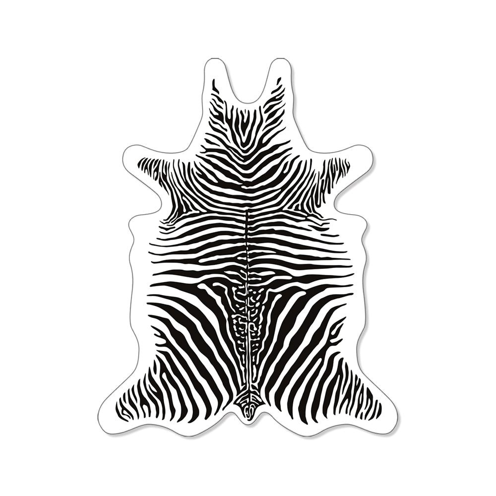 Zebra vinyl placemat