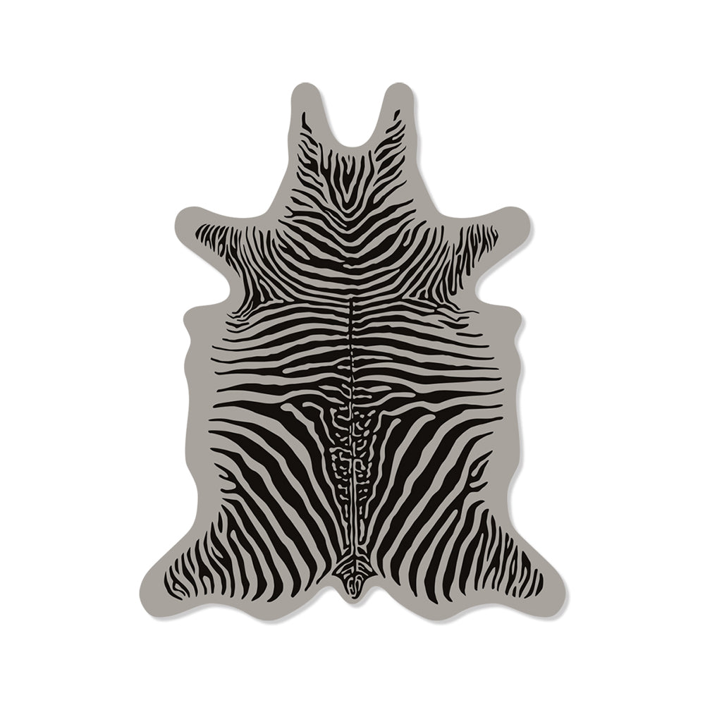 Zebra vinyl placemat