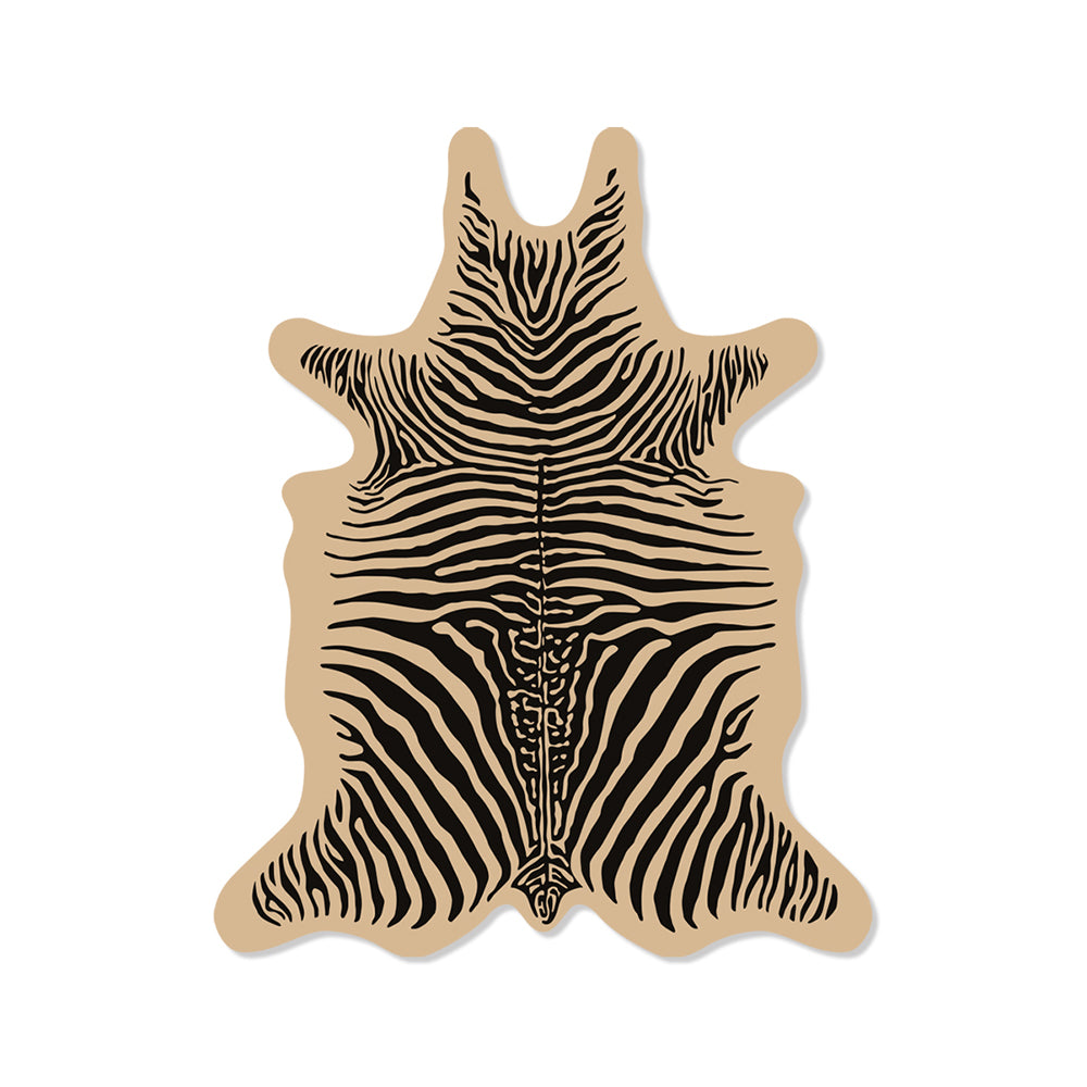 Zebra vinyl placemat