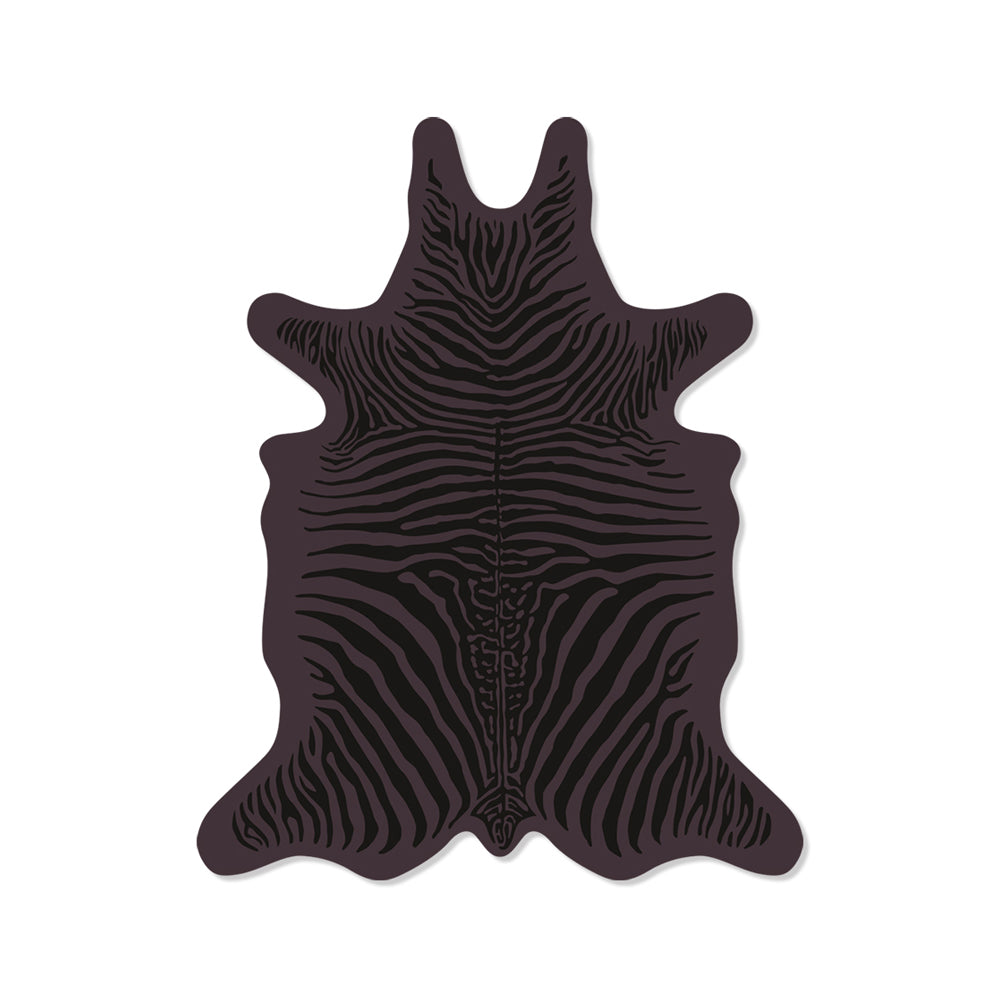 Zebra vinyl placemat