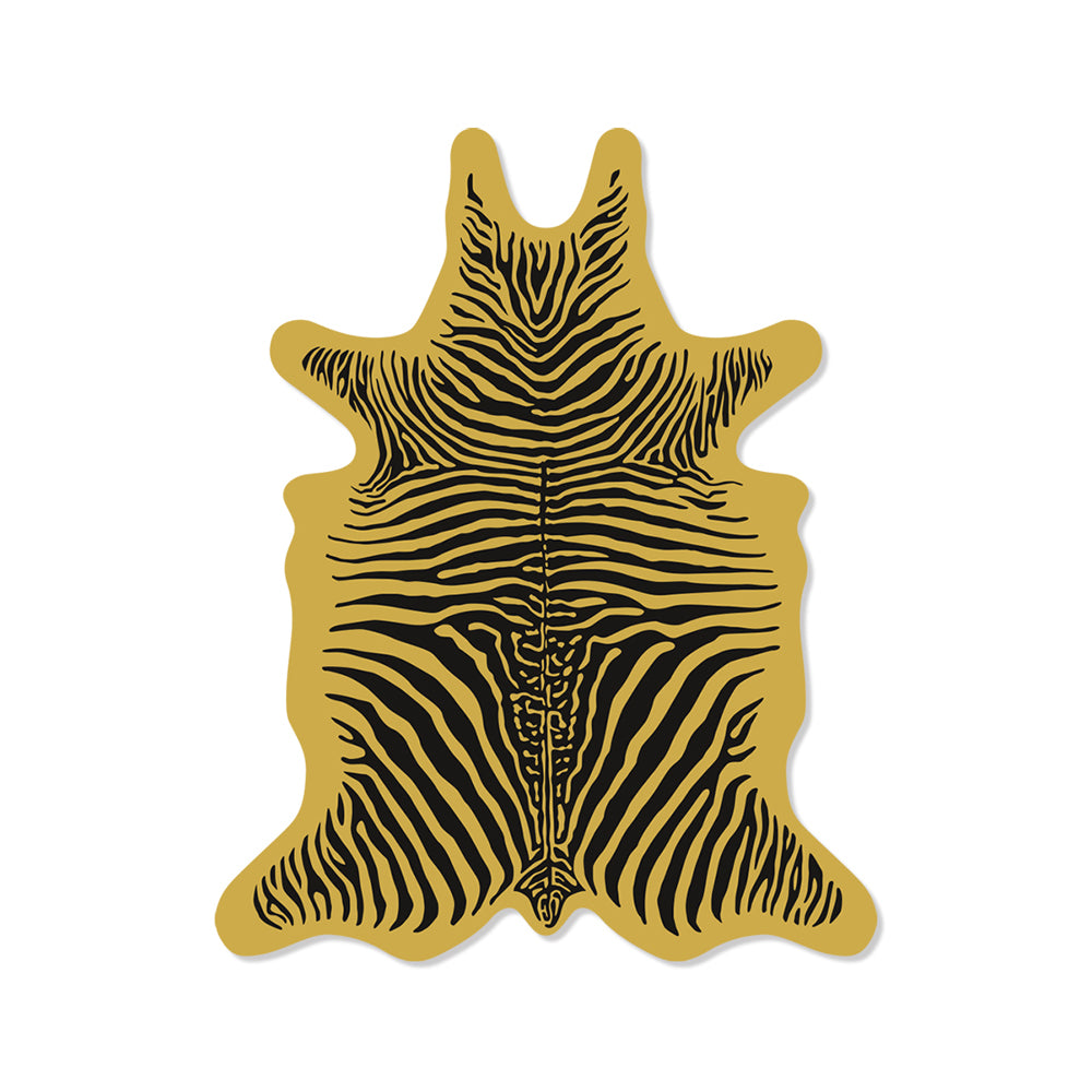 Zebra vinyl placemat