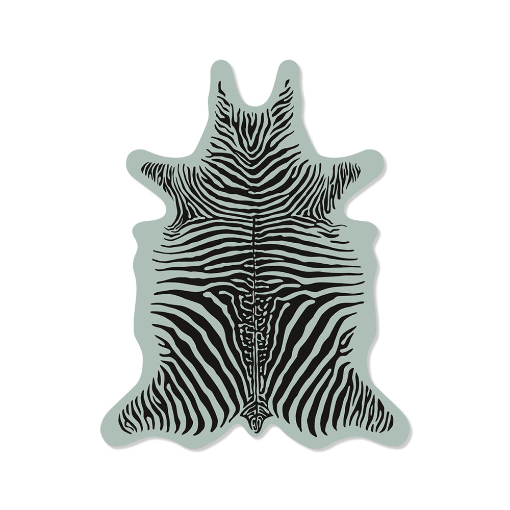 Zebra vinyl placemat