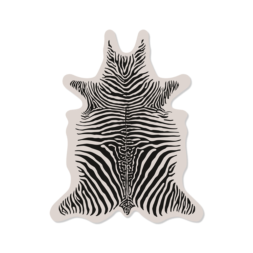 Zebra vinyl placemat