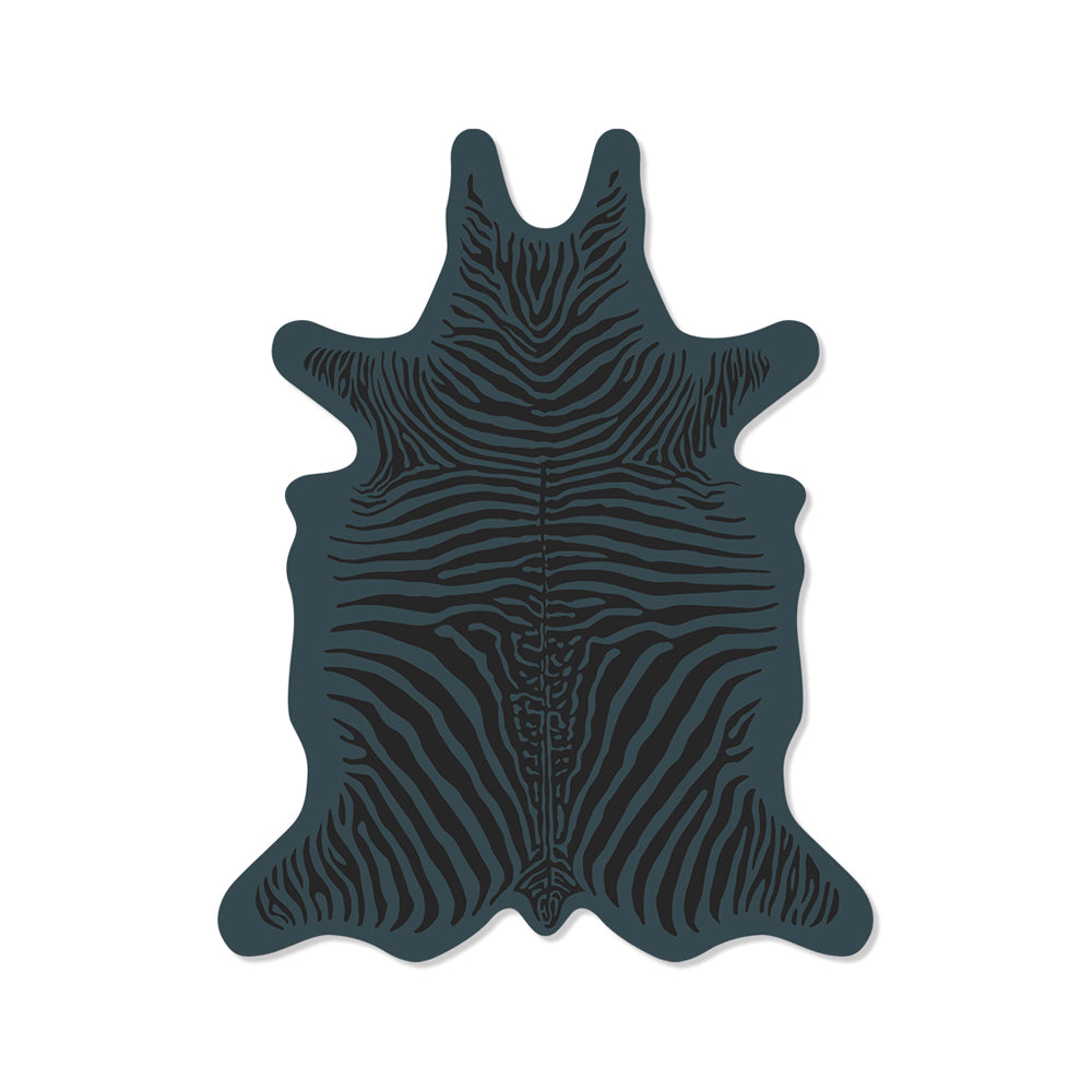 Zebra vinyl placemat