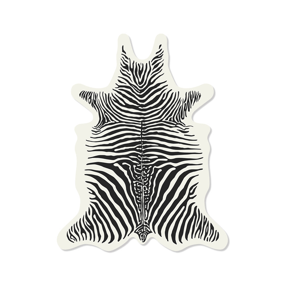 Zebra vinyl placemat