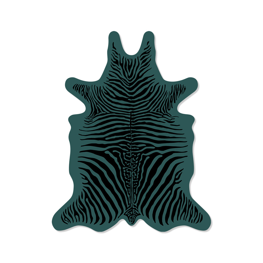 Zebra vinyl placemat