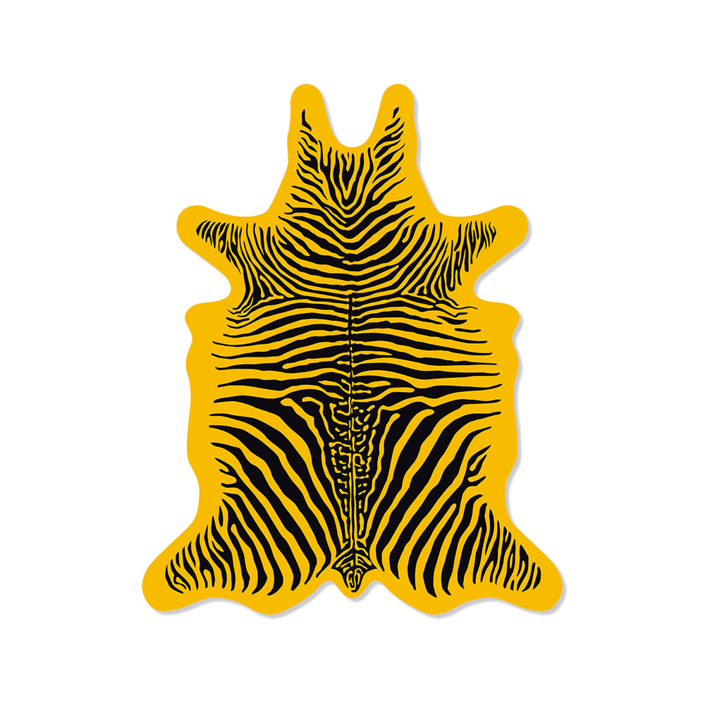 Zebra vinyl placemat