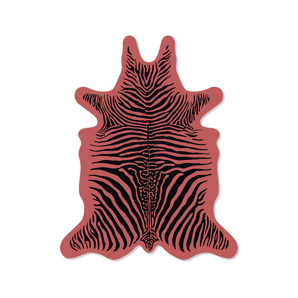 Zebra vinyl placemat