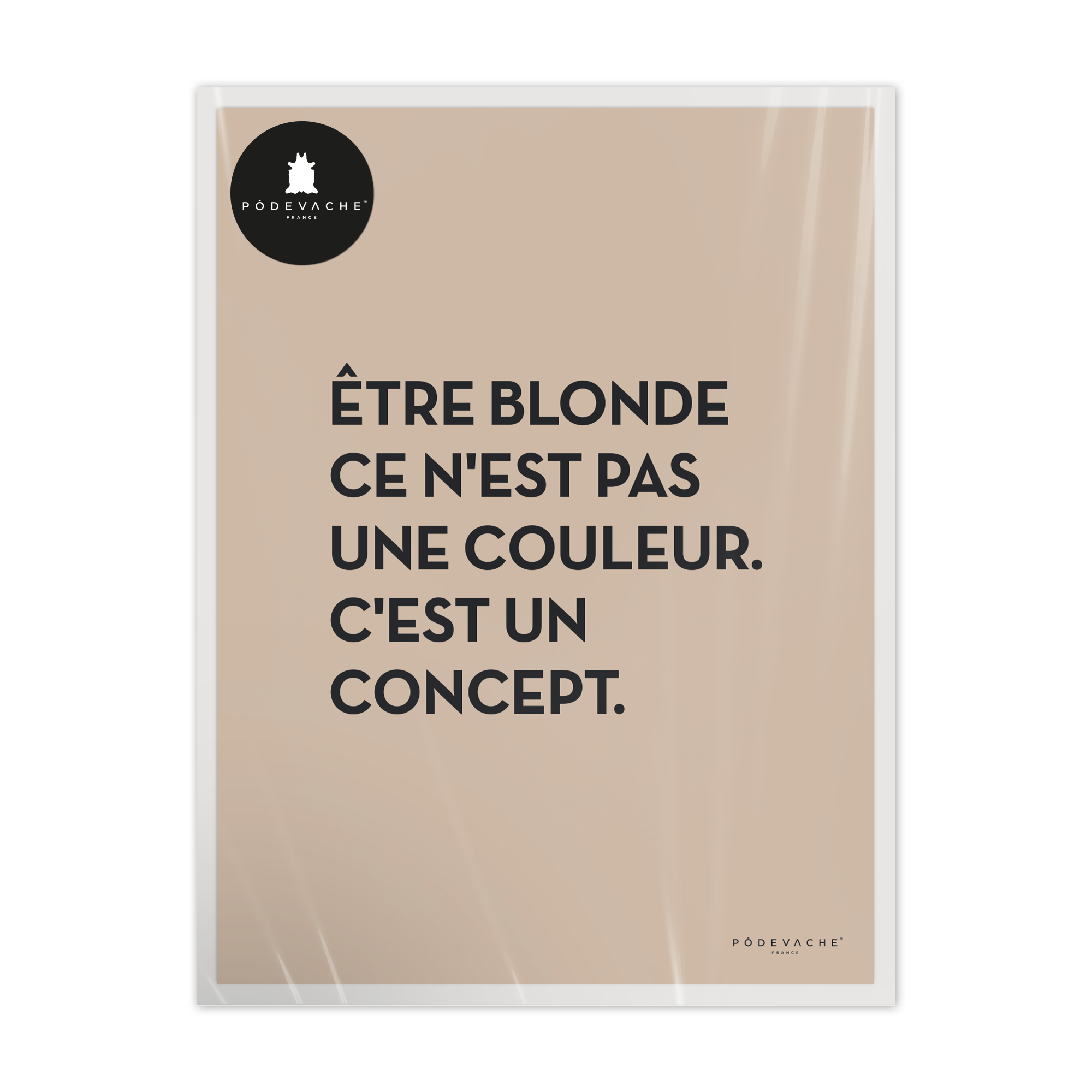 Affiche ou affiche encadrée Blonde