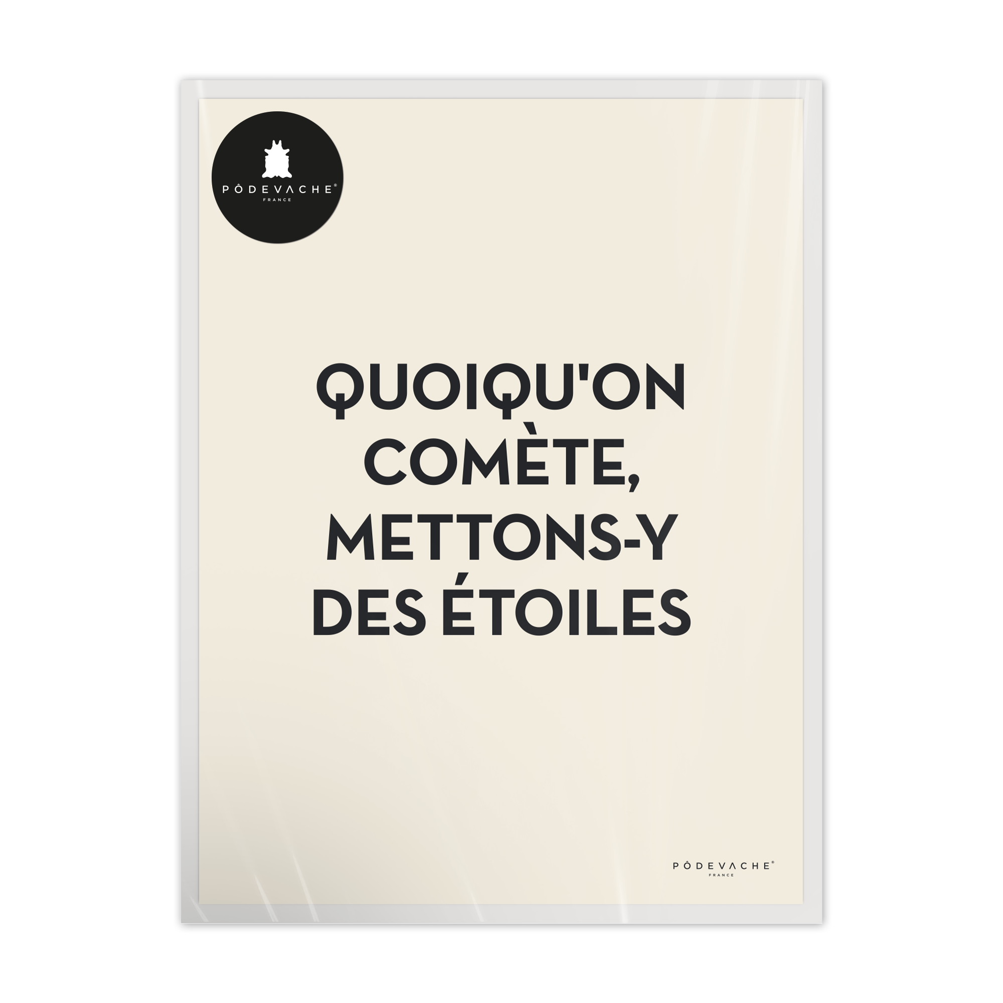 Affiche ou affiche encadrée Comète