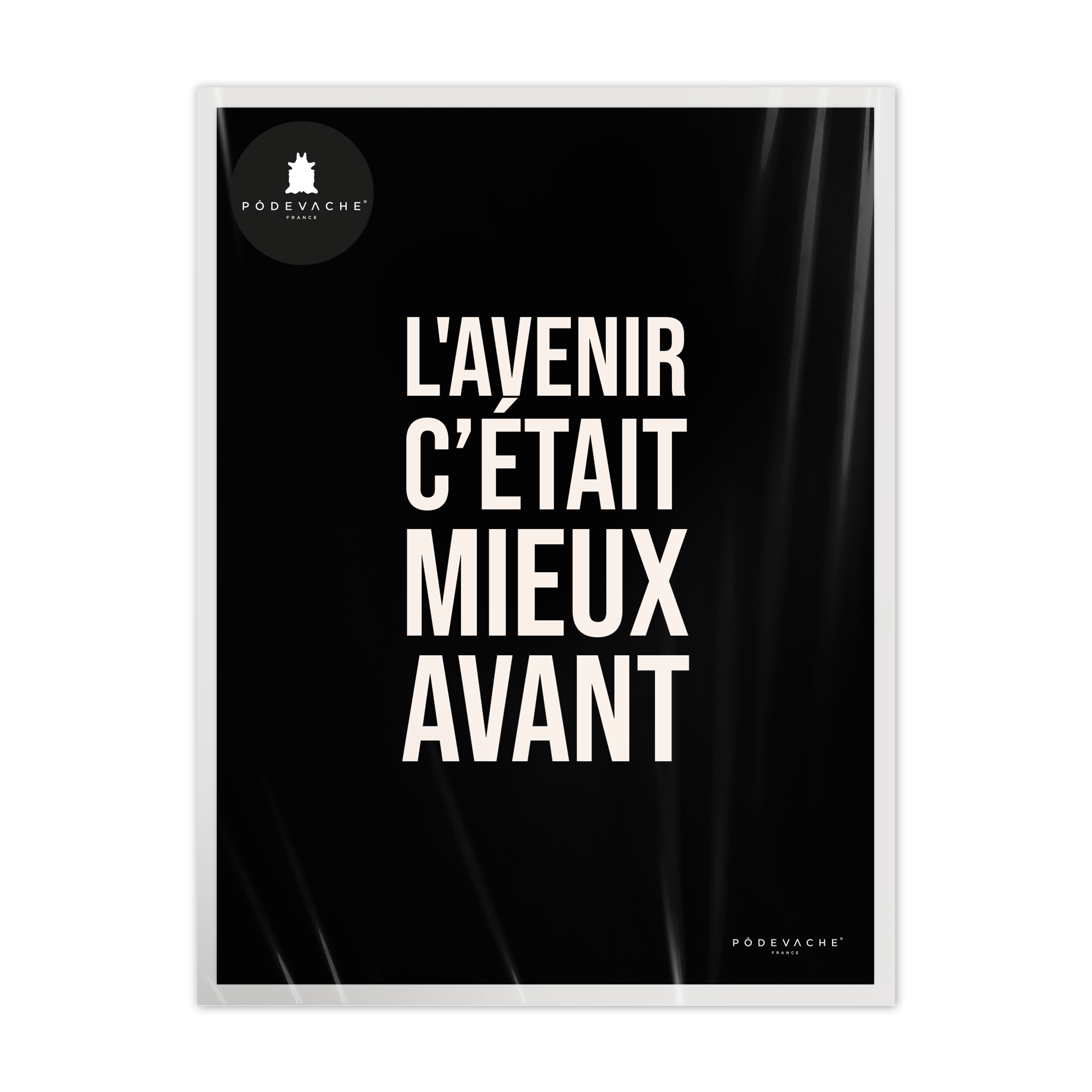 Affiche ou affiche encadrée Mieux Avant